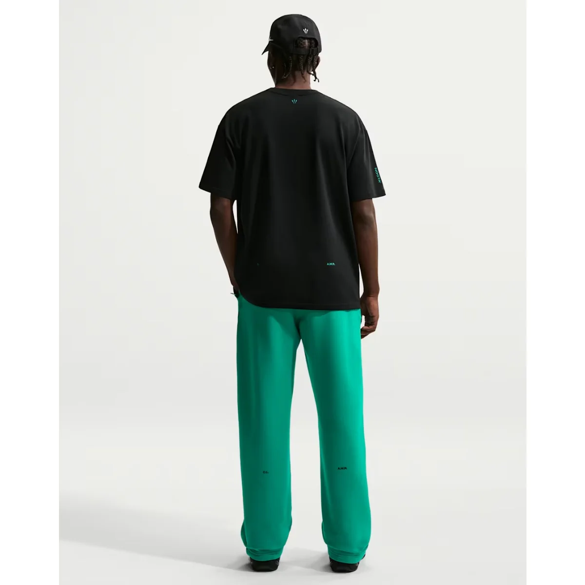 Nike x NOCTA Fleece CS Open Hem Sweatpant Neptune Green - Image 3