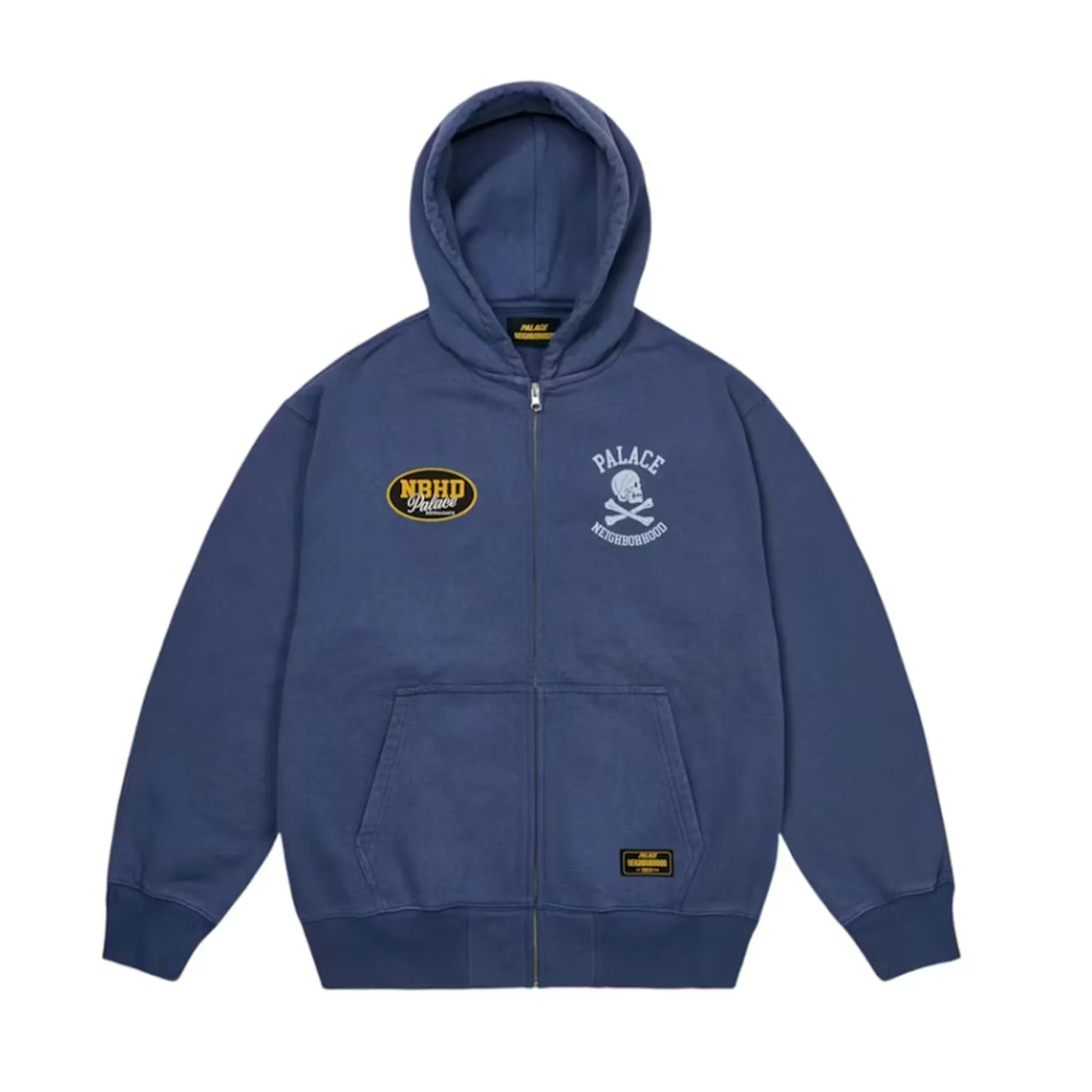 Palace x Neighborhood Skull Zip Hood Navy [USED] - XL (Used)