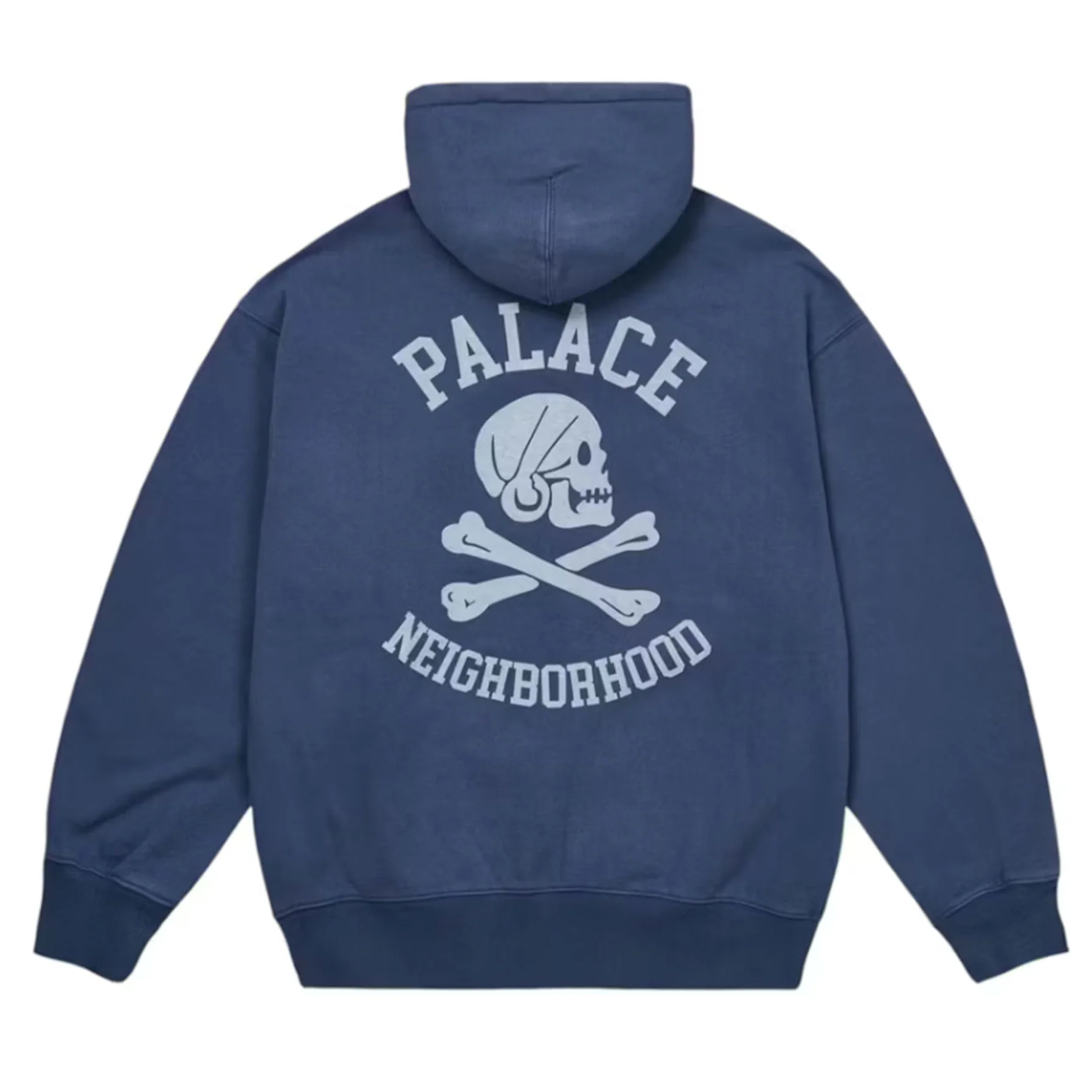 Palace x Neighborhood Skull Zip Hood Navy [USED] - XL (Used) - Image 2