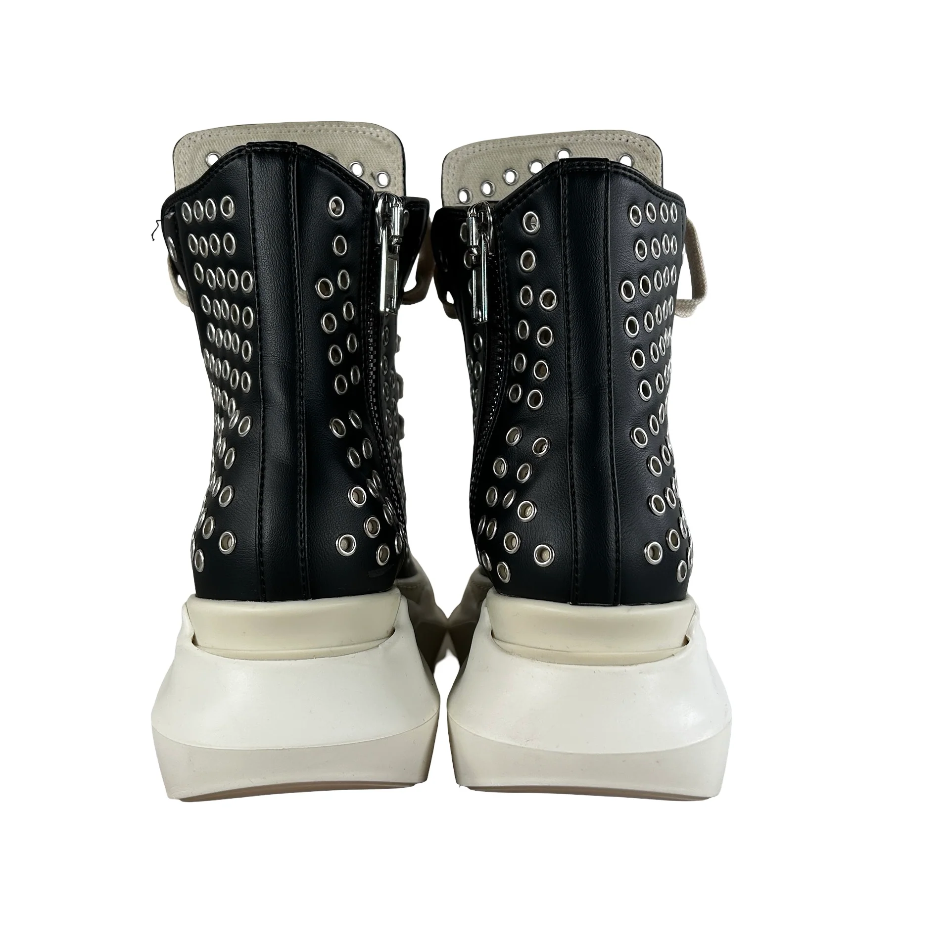 Rick Owens DRKSHDW Abstract High-Top Black [USED] - 35 EU / 5 W (VNDS) (No Box) - Image 3