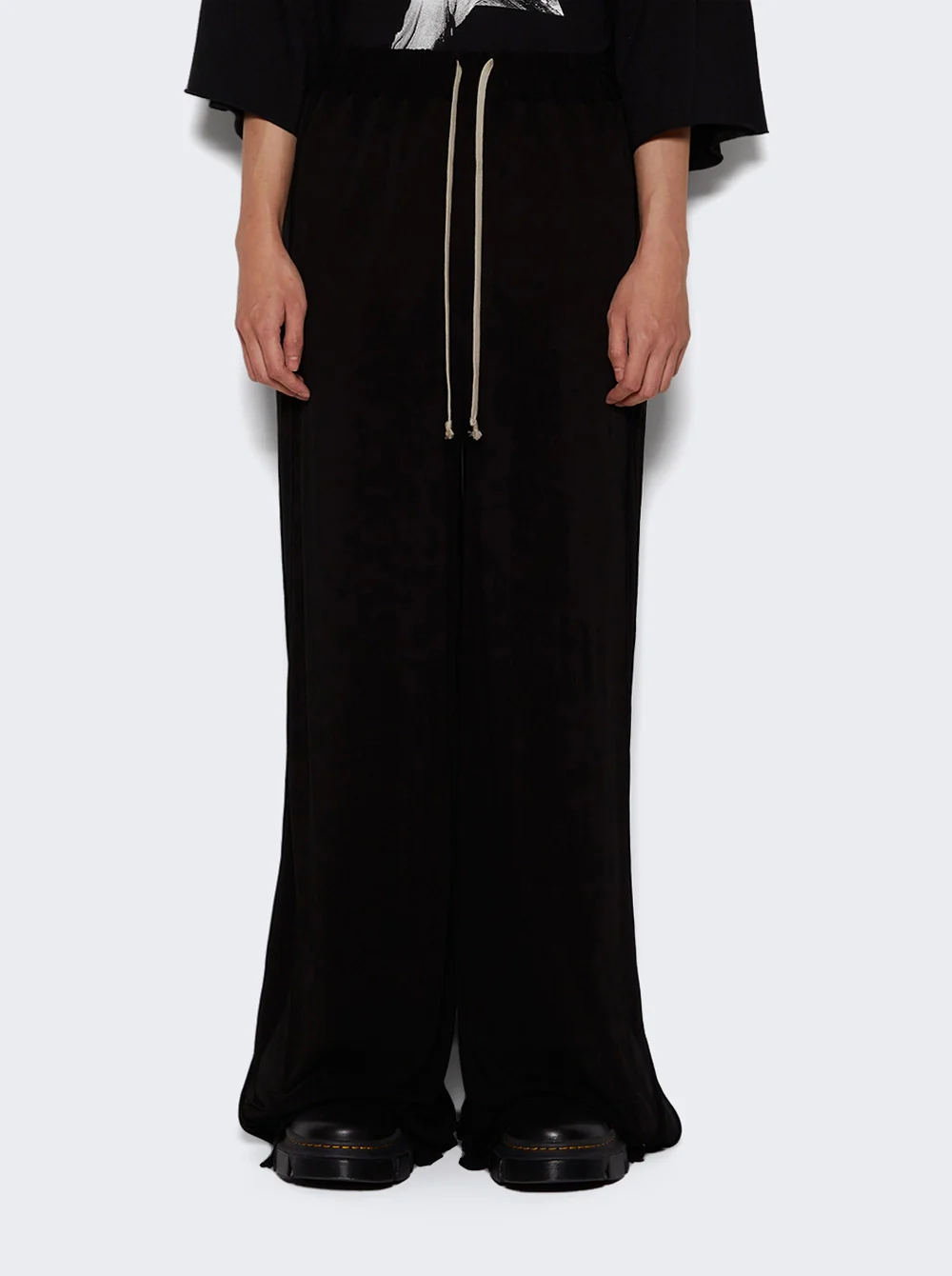 Rick Owens Lido Track Pants Black - Image 2