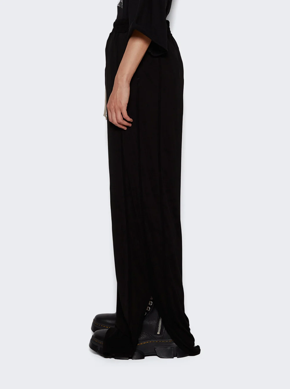 Rick Owens Lido Track Pants Black - Image 3