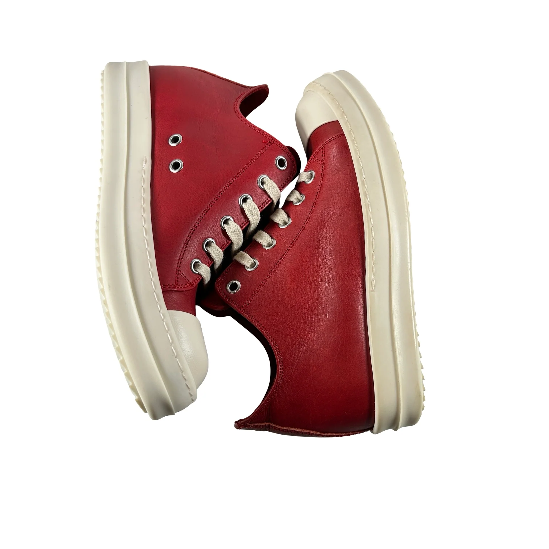 Rick Owens Pink Concordians Low Sneaks Sneakers [CONDITIONAL] - 36 EU (Right Foot Display) - Image 5