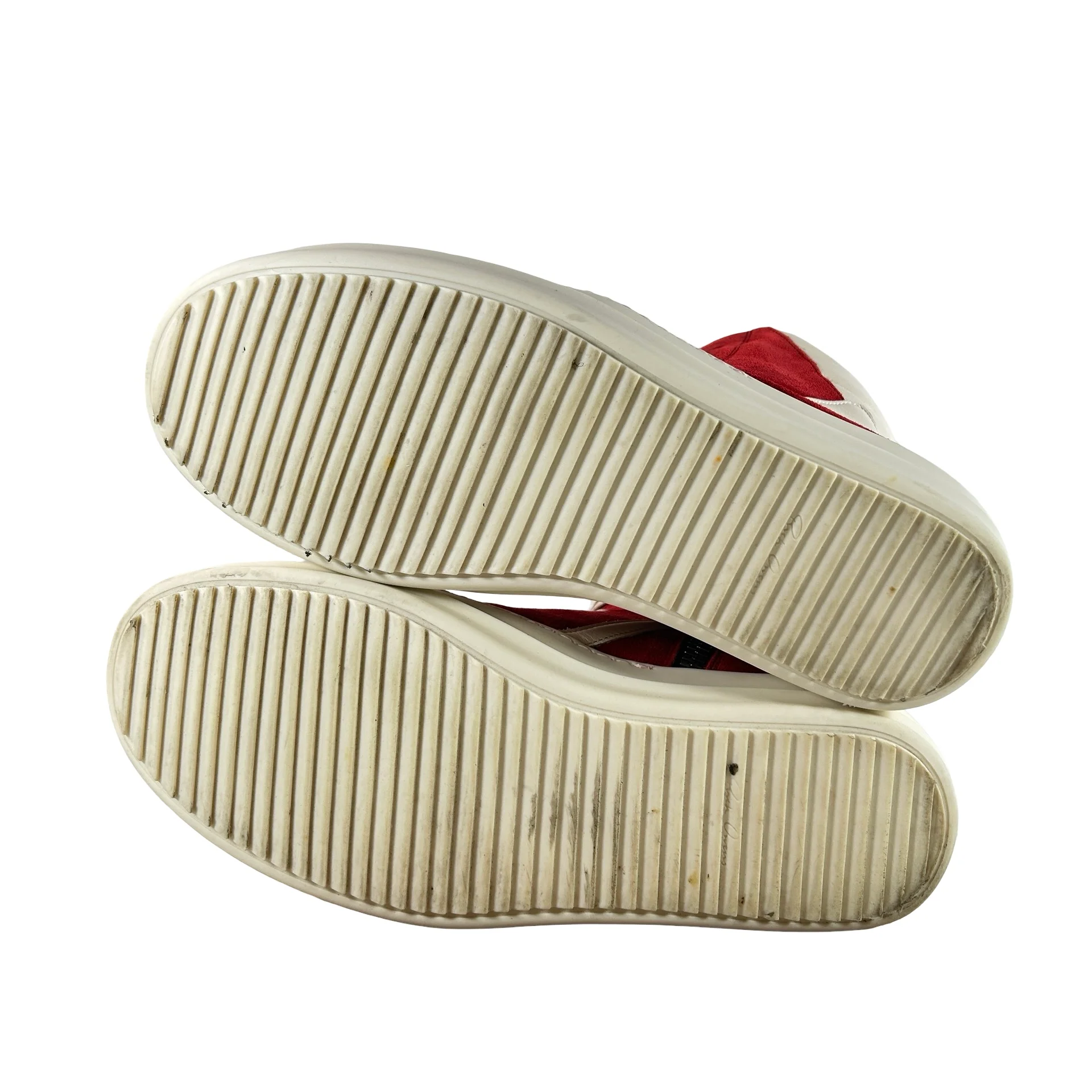 RR01F2894 LVSLCO 7311 Rick Owens Geobasket High Carnelian Milk [USED] - 42 EU / US 9 M (Used) - Image 6