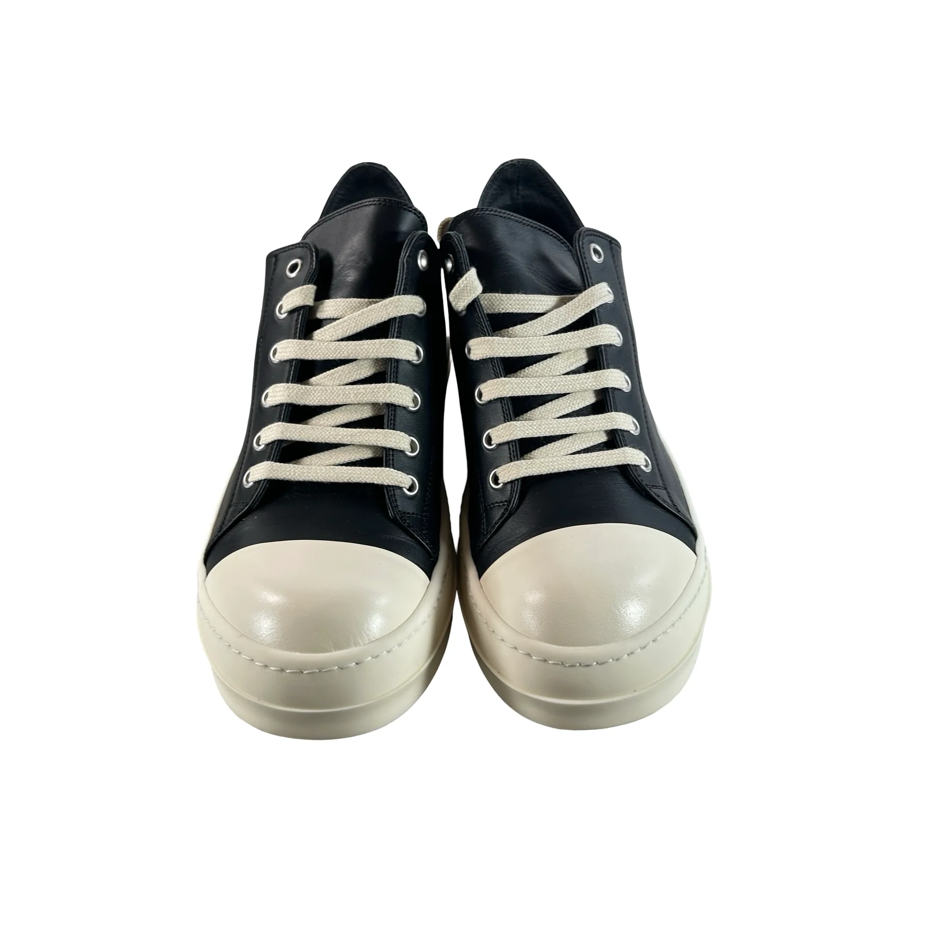 RU02B2891 LCG Rick Owens Strobe Low Black [USED] - 41 M (US 8) (Used) - Image 2
