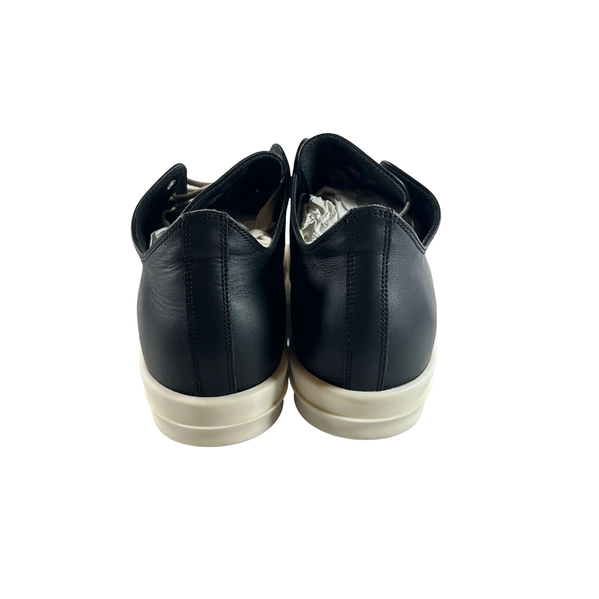 RU02B2891 LCG Rick Owens Strobe Low Black [USED] - 41 M (US 8) (Used) - Image 3