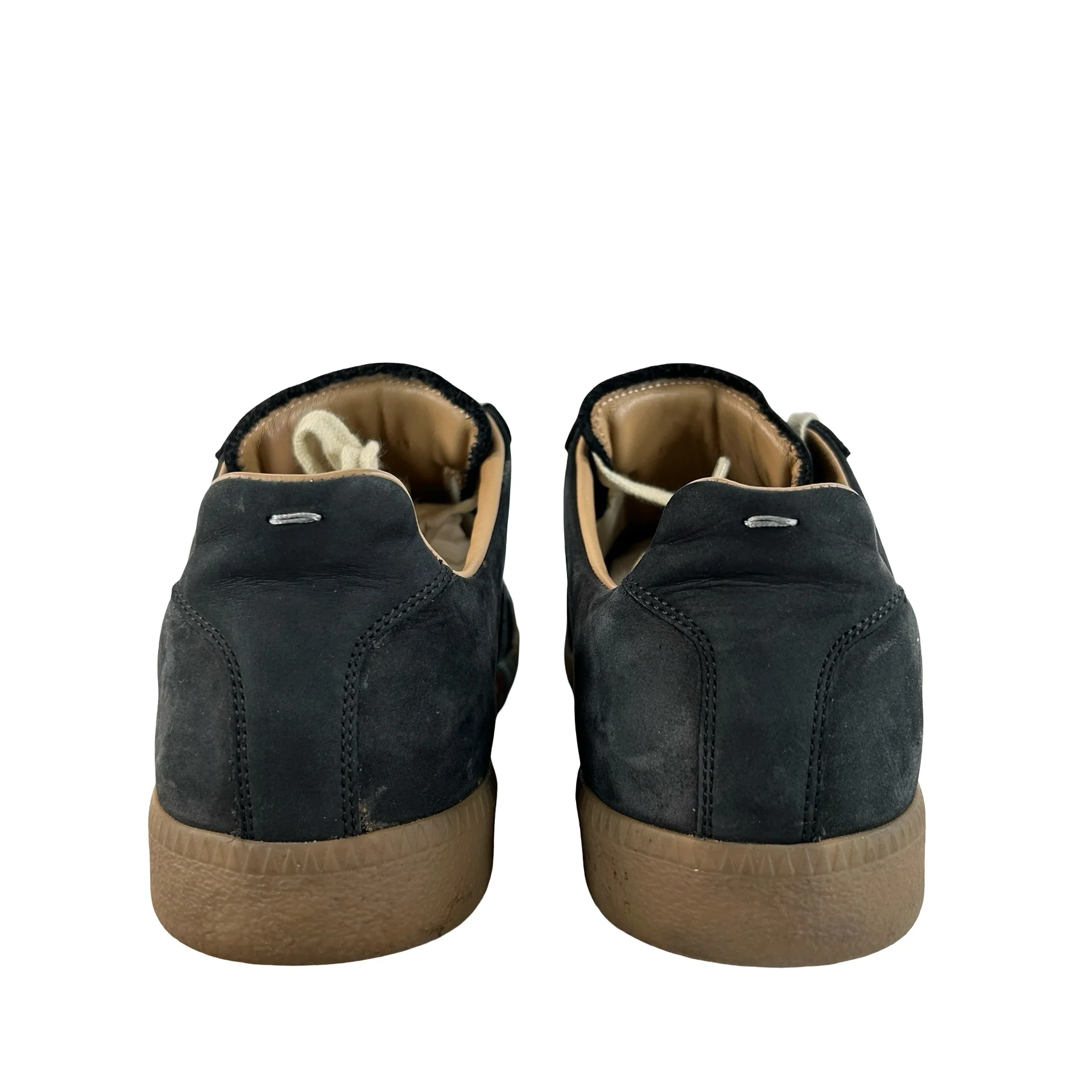 S57WS0240P1892963 Maison Margiela Paint Replica German Army Trainer (GAT) Black [USED] - 41 EU (Used) - Image 3