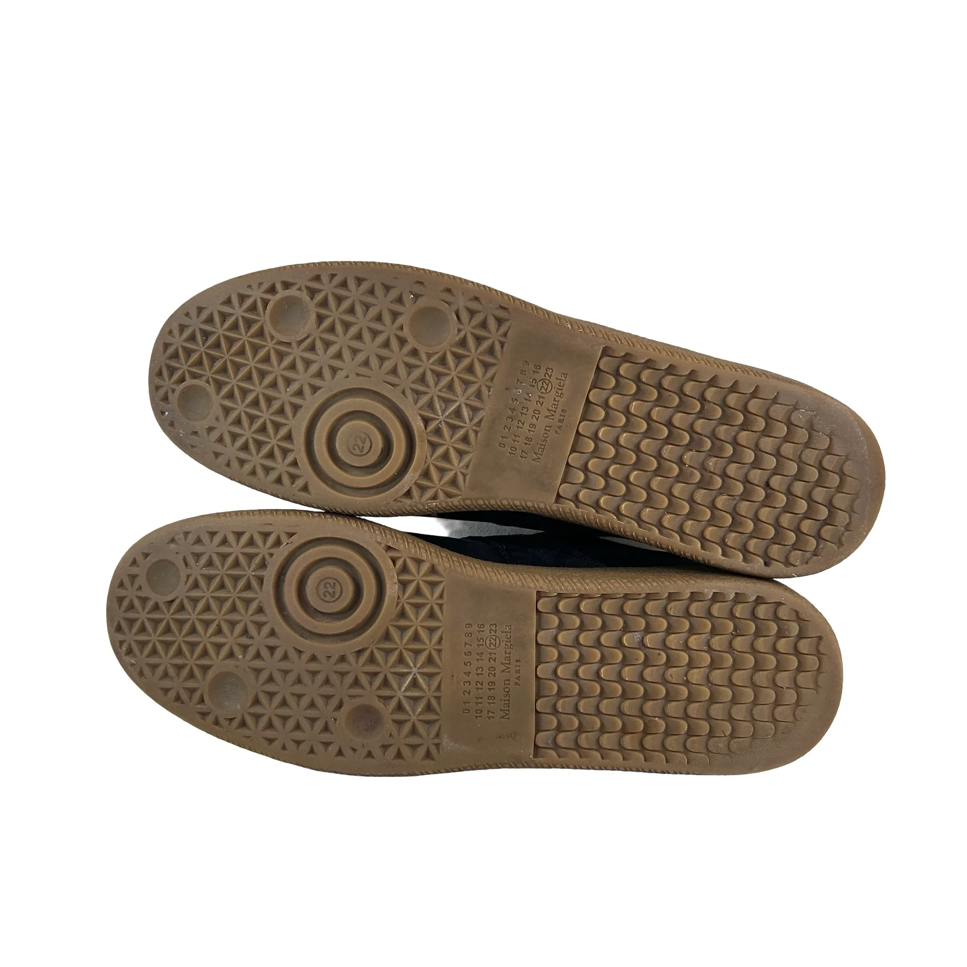 S57WS0240P1892963 Maison Margiela Paint Replica German Army Trainer (GAT) Black [USED] - 44 EU (Used) - Image 6