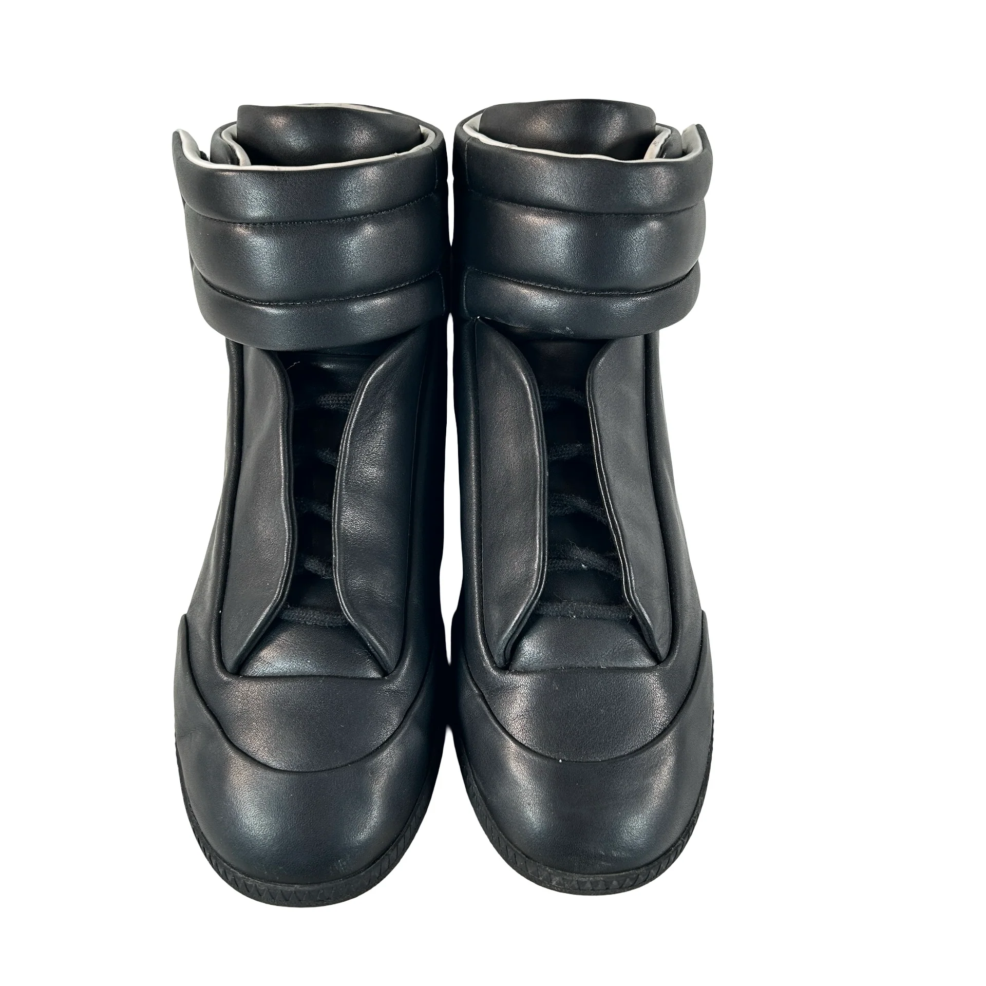 S57WS0538P7573T8013 Maison Margiela Future High Sneakers Black [USED] - EU 44 (Used) (No Box) - Image 2