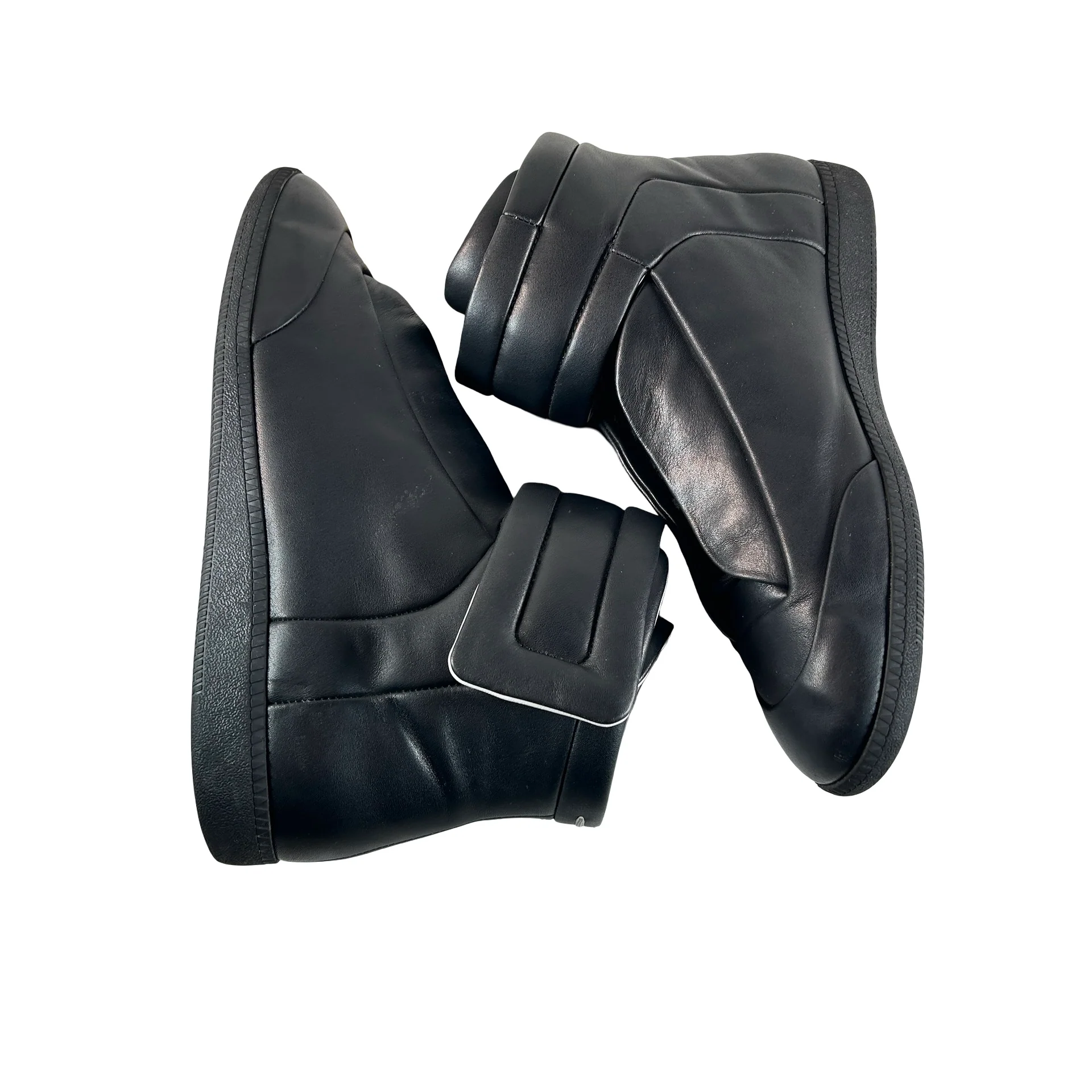 S57WS0538P7573T8013 Maison Margiela Future High Sneakers Black [USED] - EU 44 (Used) (No Box) - Image 4