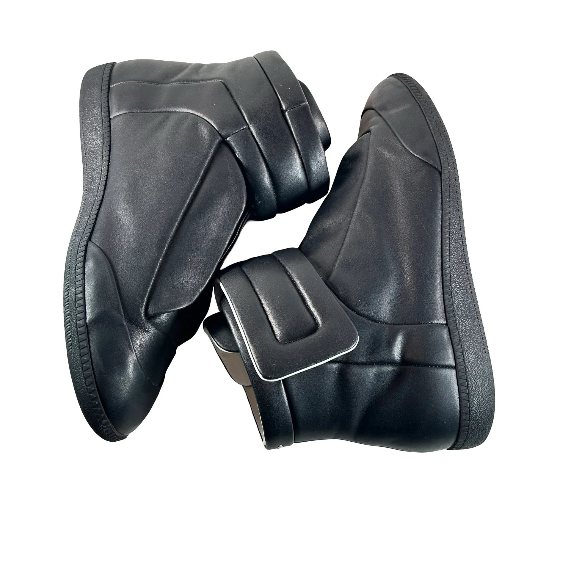 S57WS0538P7573T8013 Maison Margiela Future High Sneakers Black [USED] - EU 44 (Used) (No Box) - Image 5