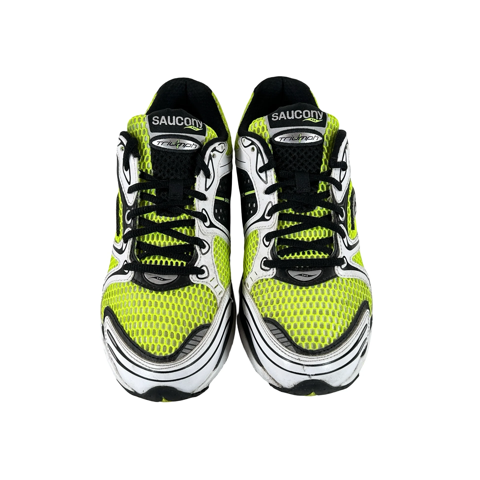 S70704-6 Saucony ProGrid Triumph 4 Yellow Silver [USED] - 9 M (Used) - Image 2