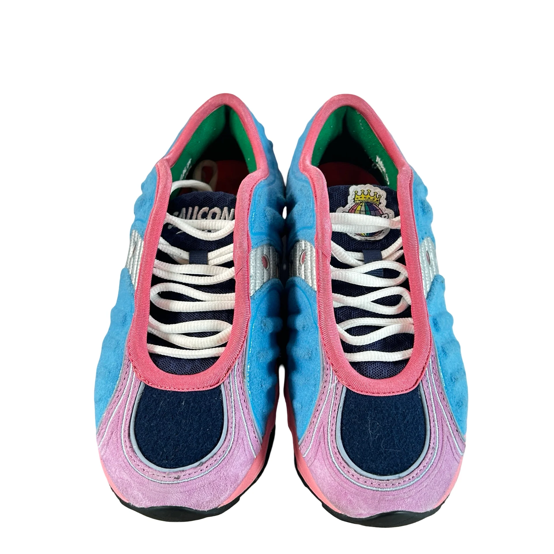 S70922-2 Saucony Matrix Jae Tips No Shoes In The House Blue Pink [USED] - 6 M (Used) - Image 2