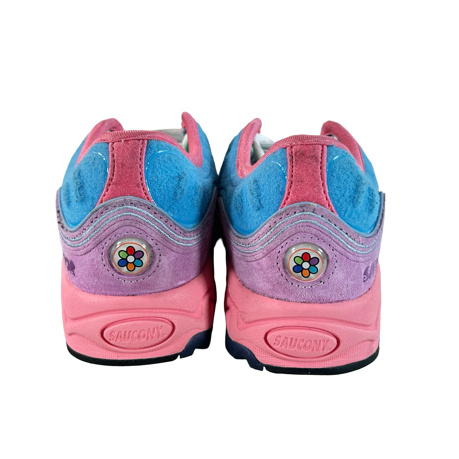 S70922-2 Saucony Matrix Jae Tips No Shoes In The House Blue Pink [USED] - 6 M (Used) - Image 3