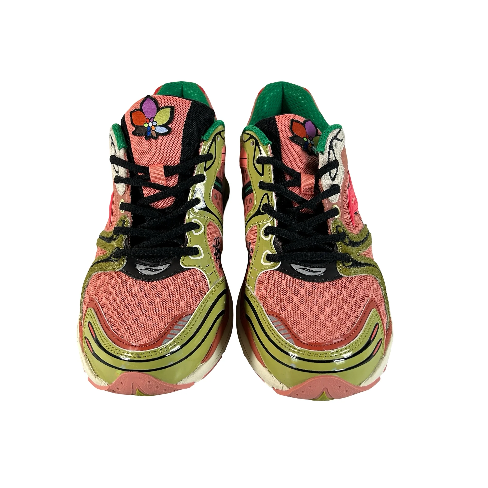 S70966 2 Saucony ProGrid Triumph 4 Jae Tips Flowers Grow Uptown Virginia Creeper [USED] - 9.5 M (Used) - Image 2