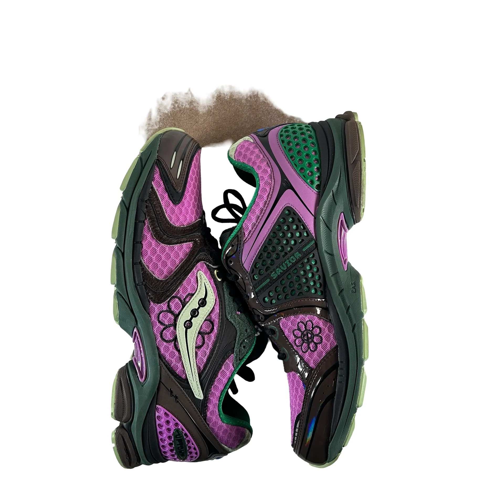 S70966 3 Saucony ProGrid Triumph 4 Jae Tips Flowers Grow Uptown Perilla [USED] - 11.5 M (Used) - Image 4