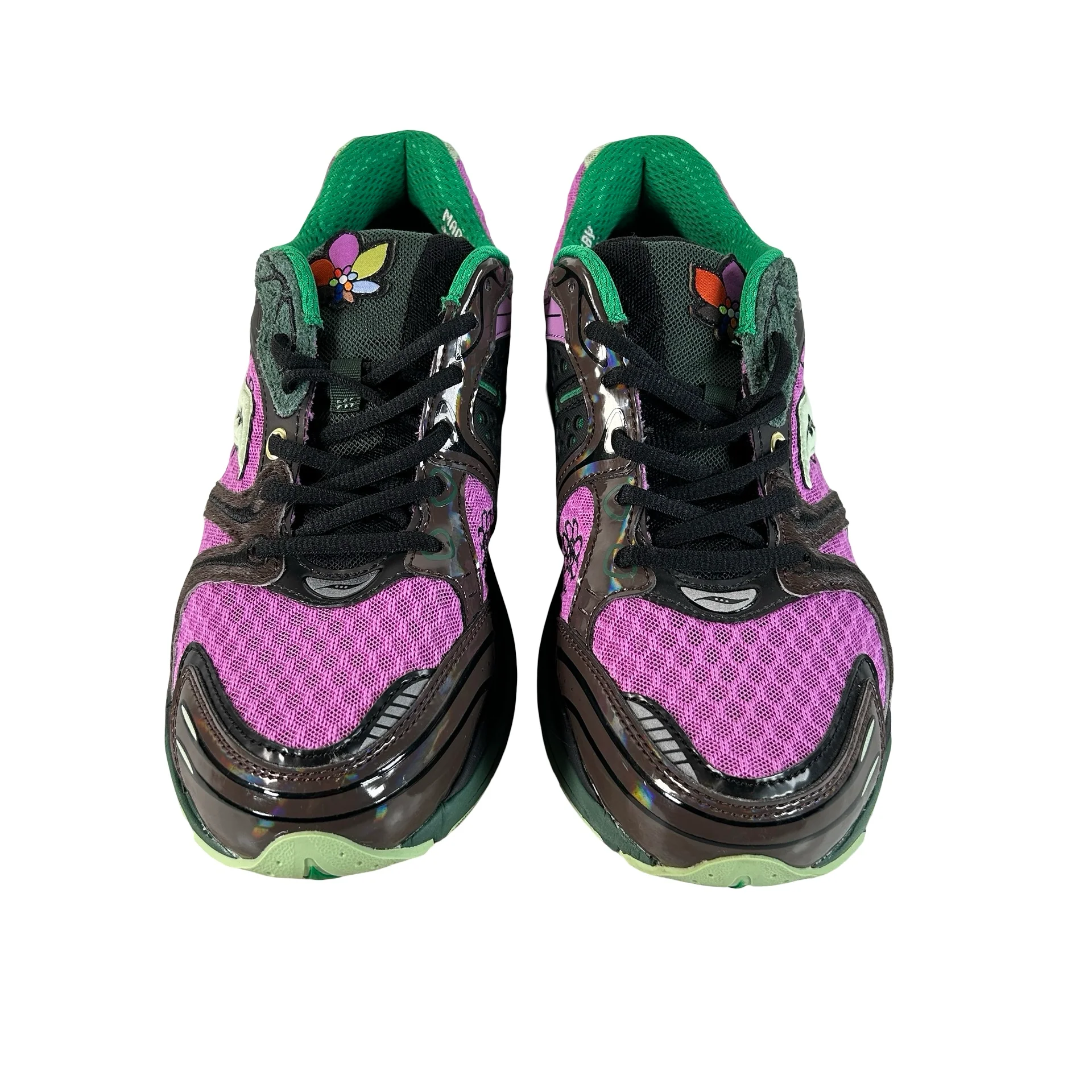 S70966 3 Saucony ProGrid Triumph 4 Jae Tips Flowers Grow Uptown Perilla [USED] - 9.5 M (Used) - Image 2