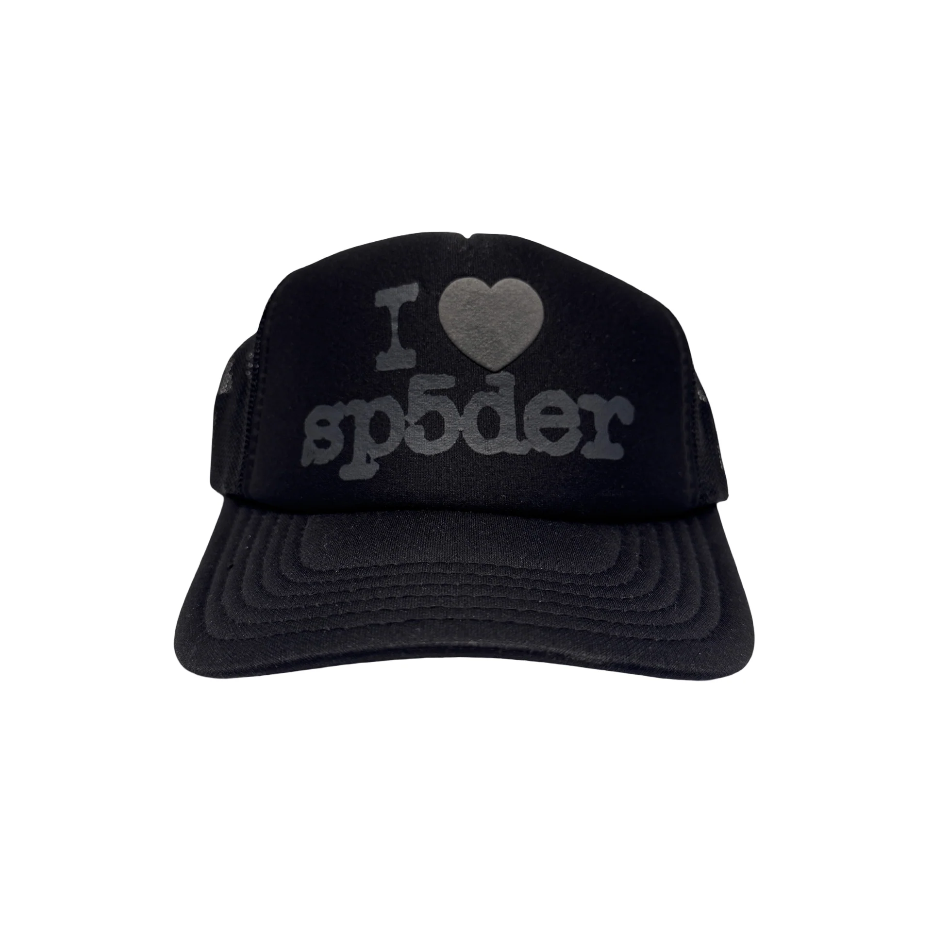 Sp5der I Heart Sp5der Trucker NYC Exclusive Black/Black
