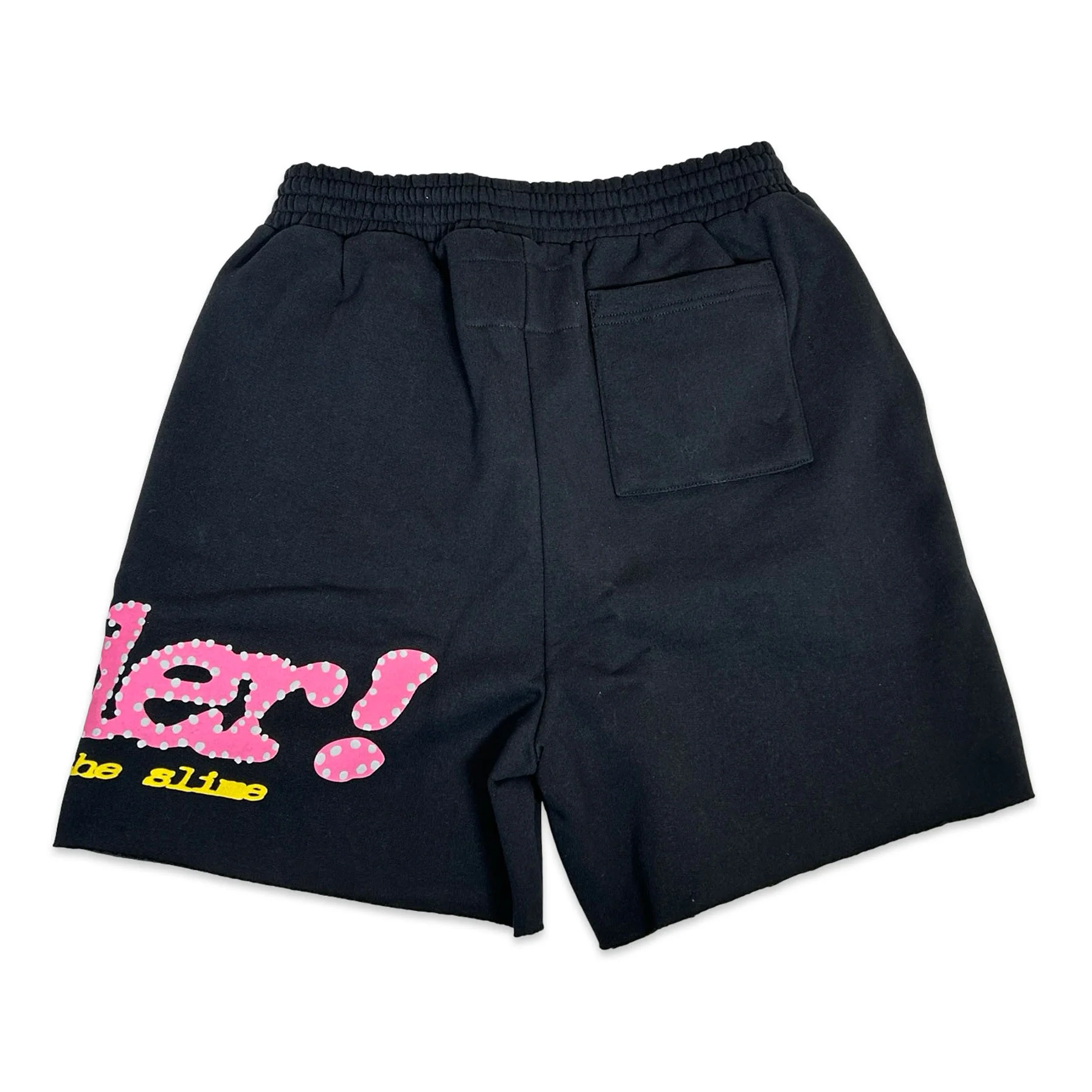 Sp5der Punk V2 Sweatshorts Black - Image 2