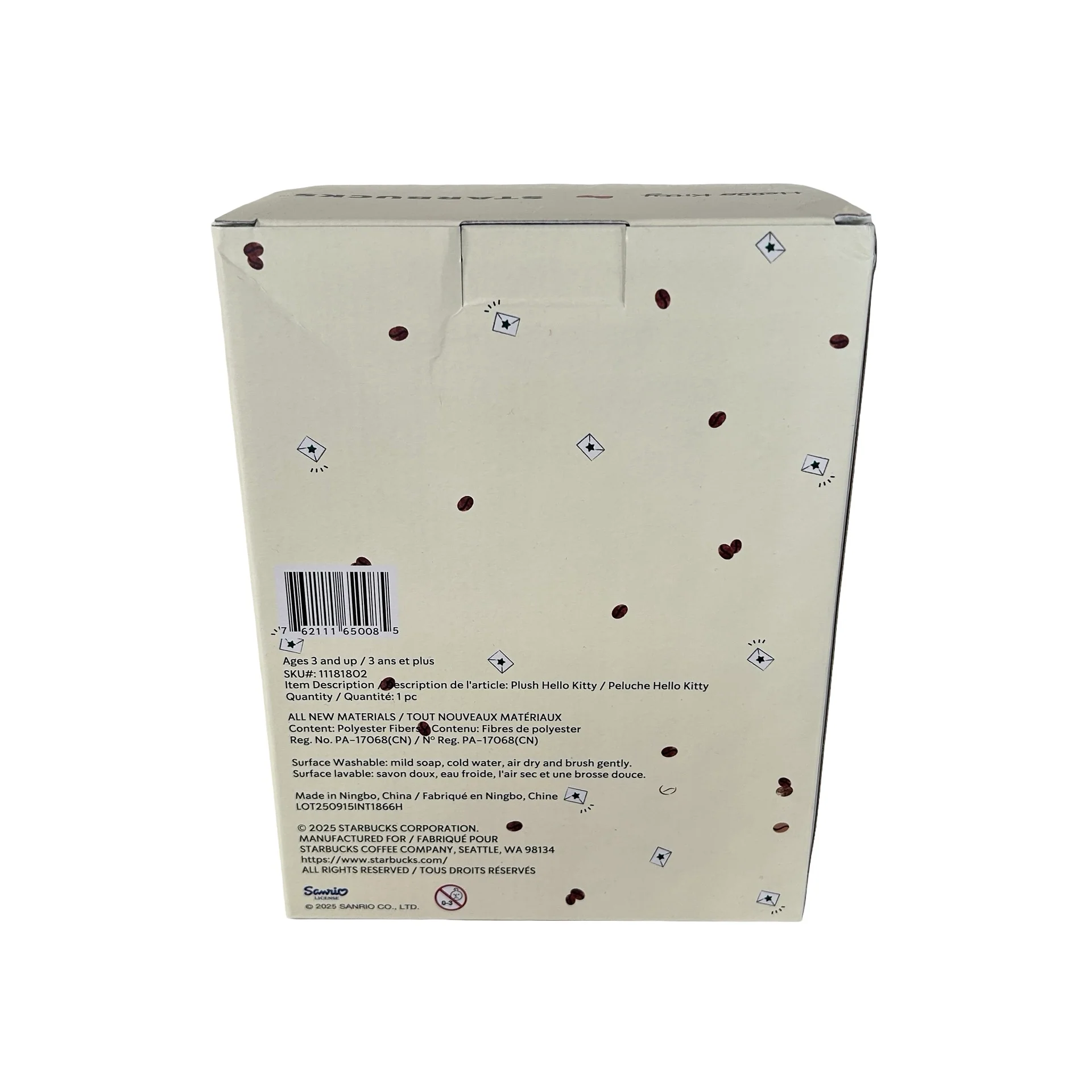 Starbucks Hello Kitty Boxed Plush - Image 3