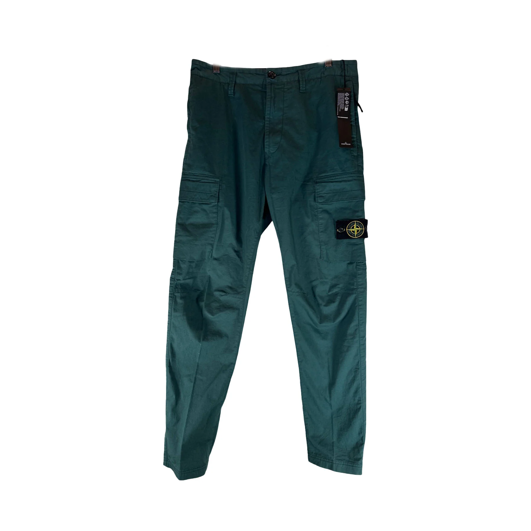 Stone Island Logo-Patch Cargo Trousers