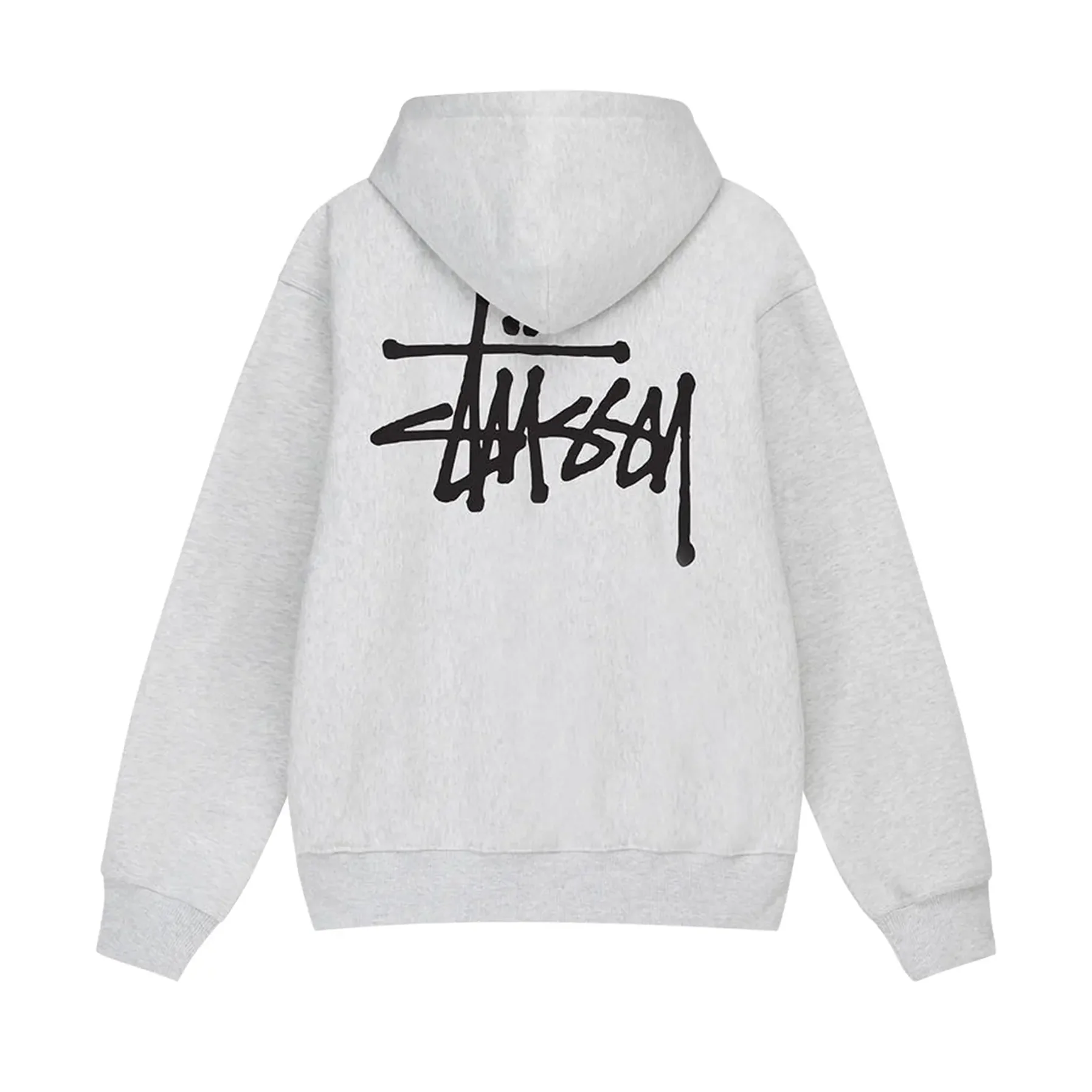 Stussy Basic Hoodie 'Ash Heather' [USED] - M (Used)