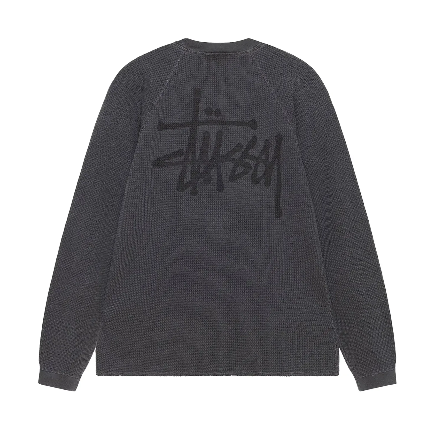 Stussy Basic Thermal Washed Black - Image 2