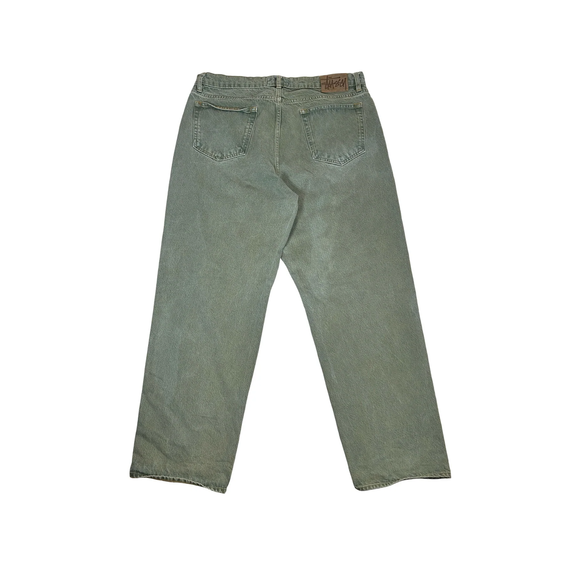 Stussy Big Ol' Denim Jean Faded Army [USED] - 34 (Used) - Image 2