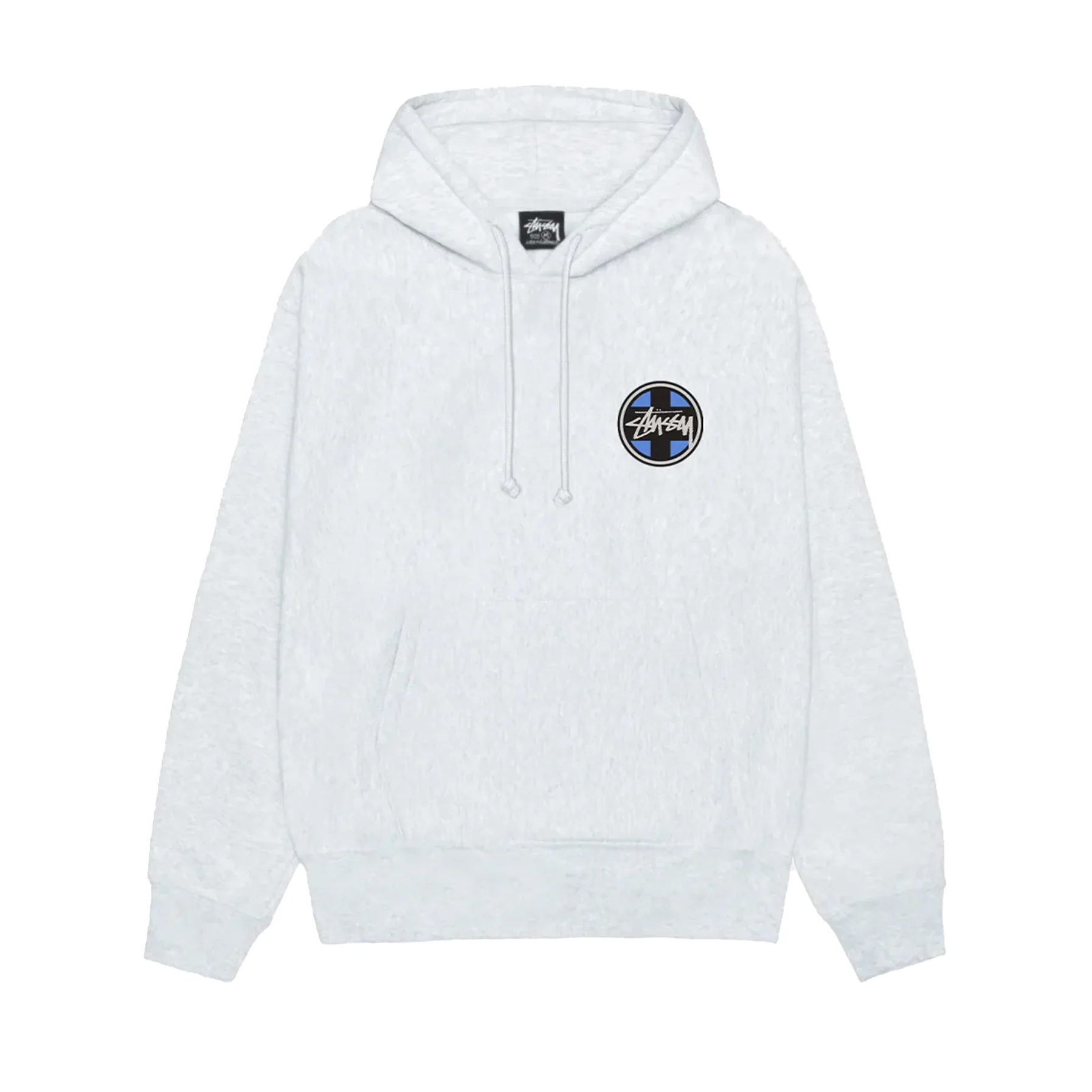 Stussy Cross Dot Hoodie Ash Heather [USED] - XL (Used)