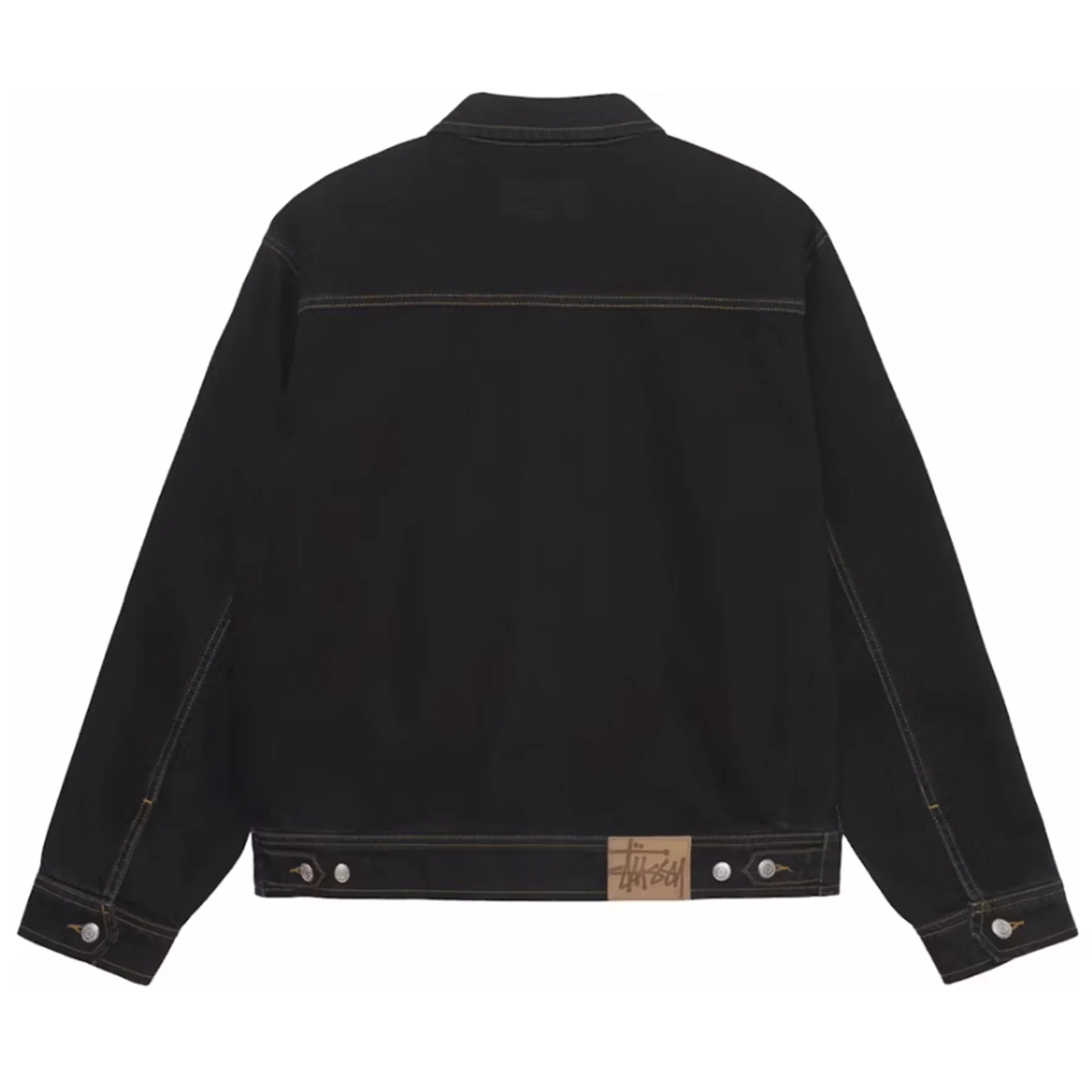 Stussy Denim Zip Work Jacket Black [USED] - XL (Used) - Image 2