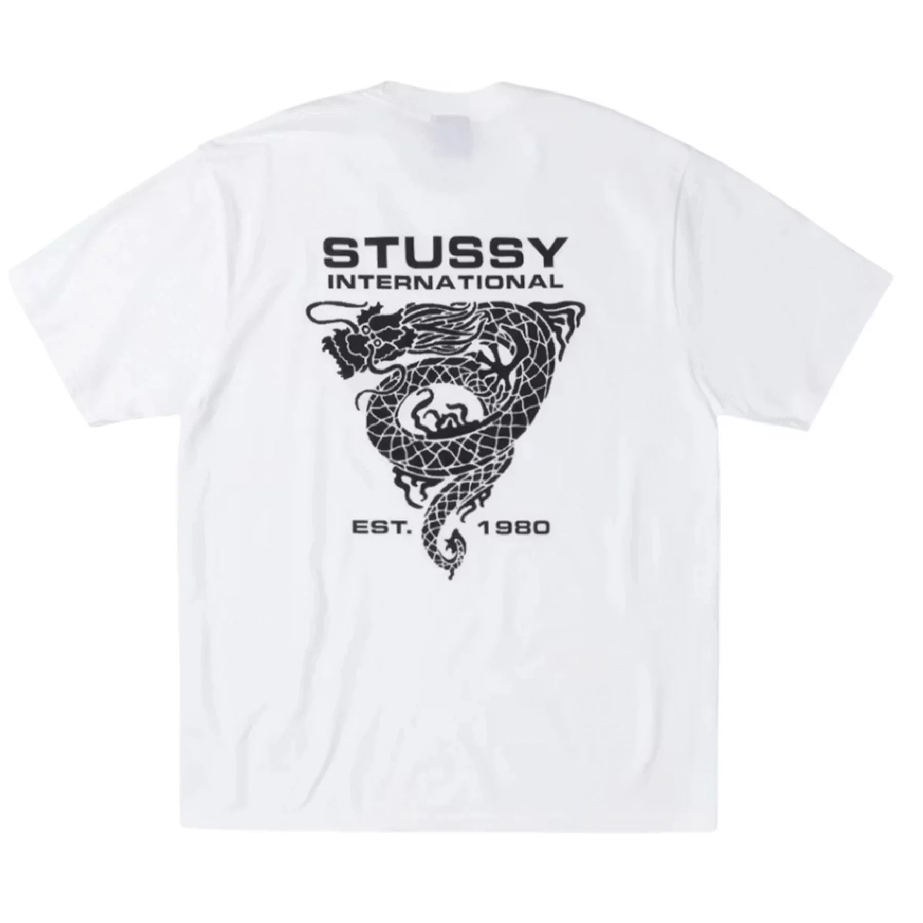 Stussy Dragon Tee White [USED] - L (Used) - Image 2