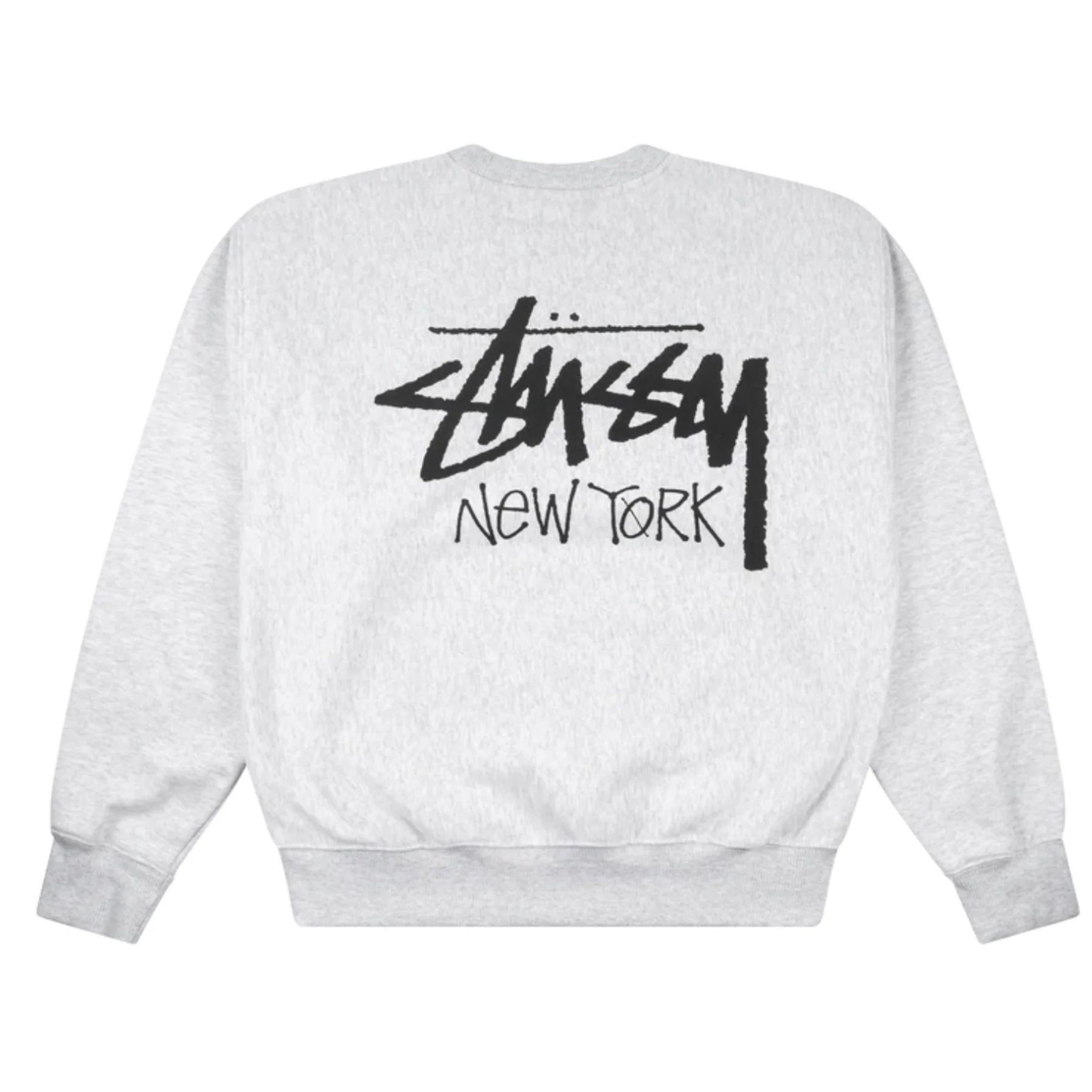 Stussy Stock New York Crewneck Grey