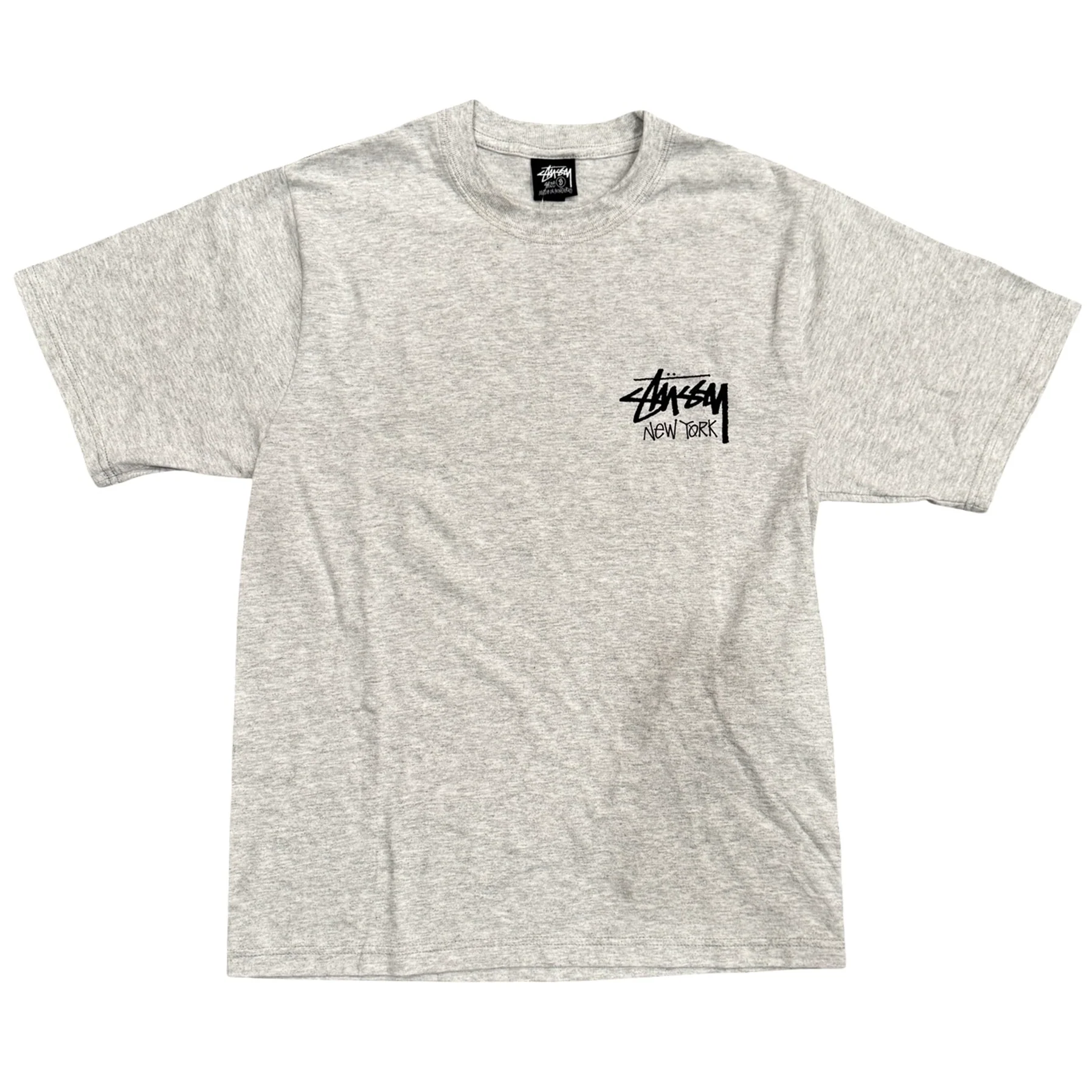 Stussy Stock New York Tee Grey - Image 2