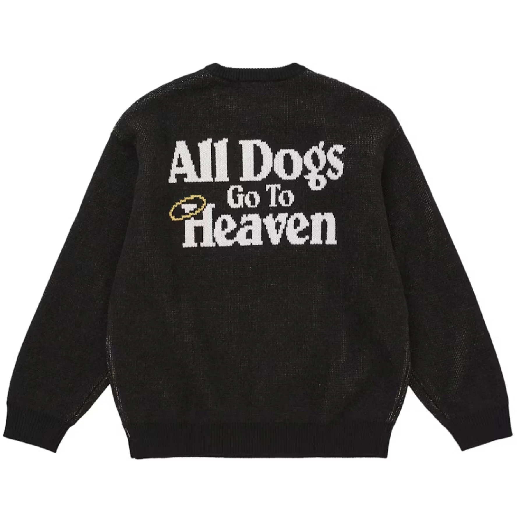 Supreme All Dogs Go To Heaven Sweater Black - Image 2