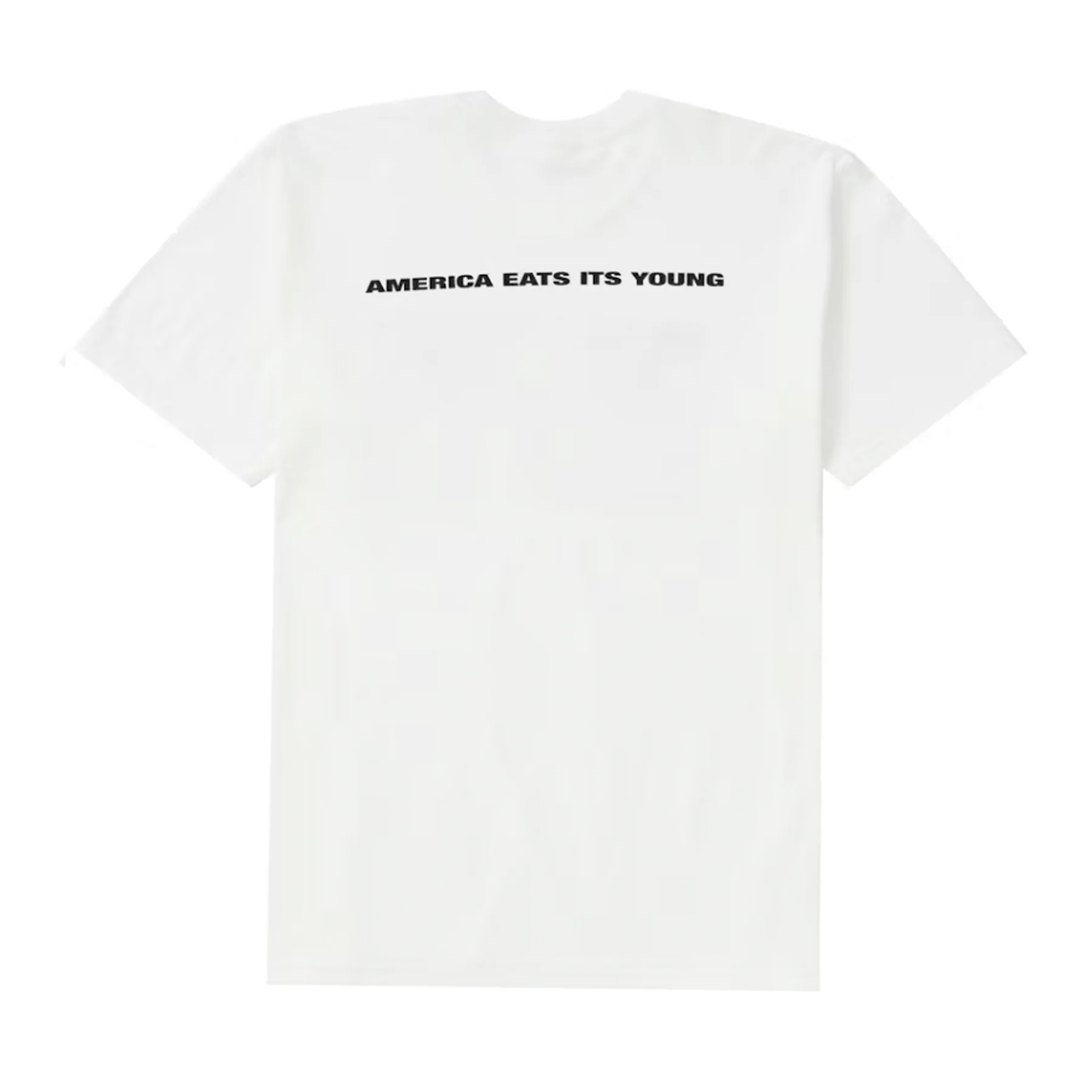 Supreme America Eats Its Young Tee White [USED] - M (Used) - Image 2