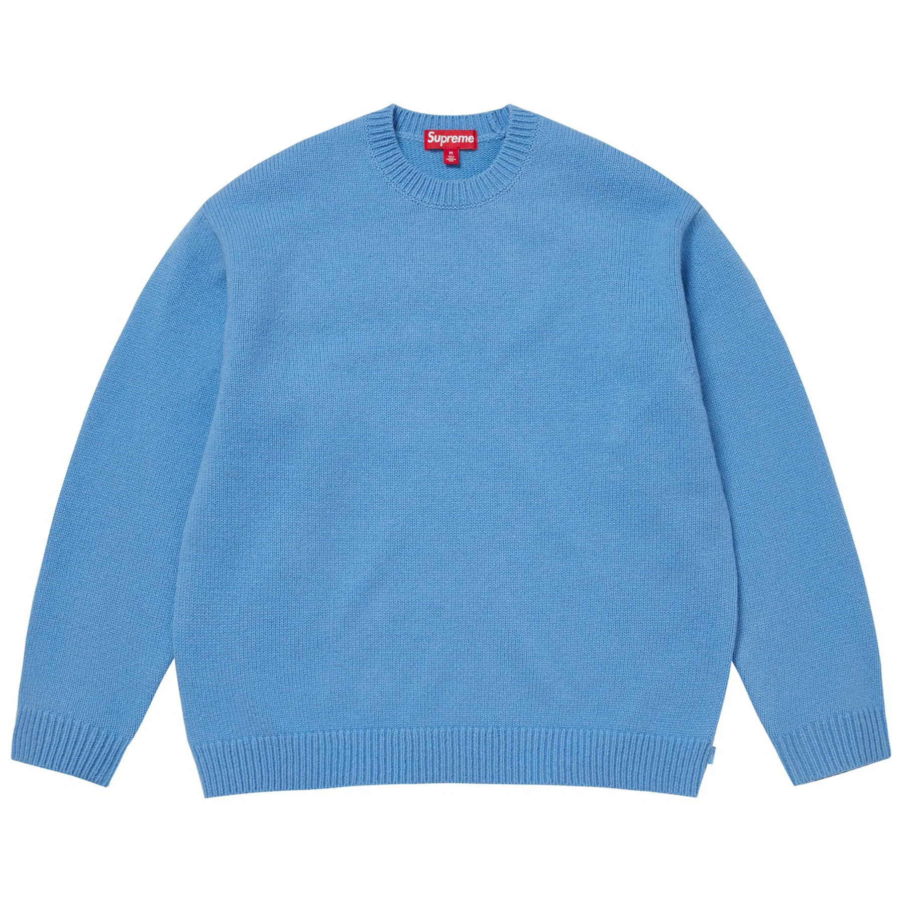 Supreme Angora Script Sweater Light Blue - Image 2