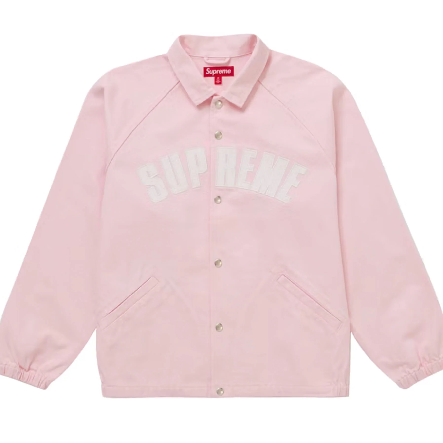 Supreme Arc Denim Coaches Jacket (SS25) Pink