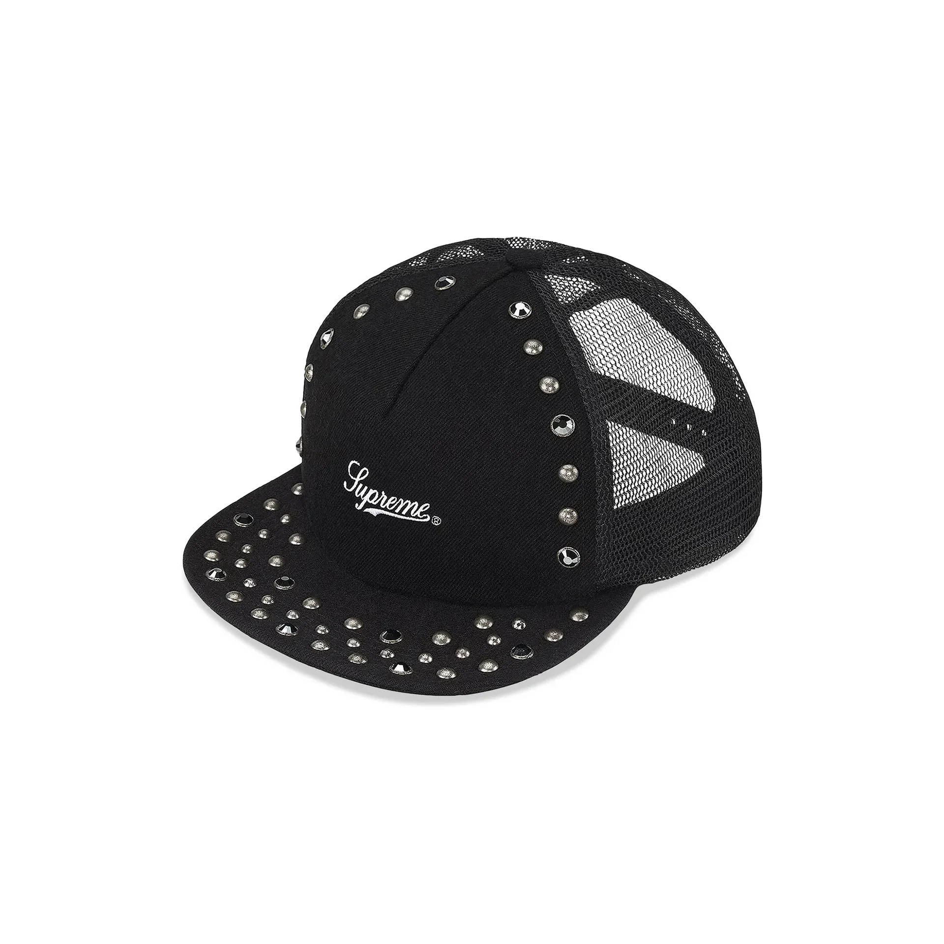 Supreme b.b. Simon Studded Mesh Back 5-Panel Black [USED] - OS (Used)