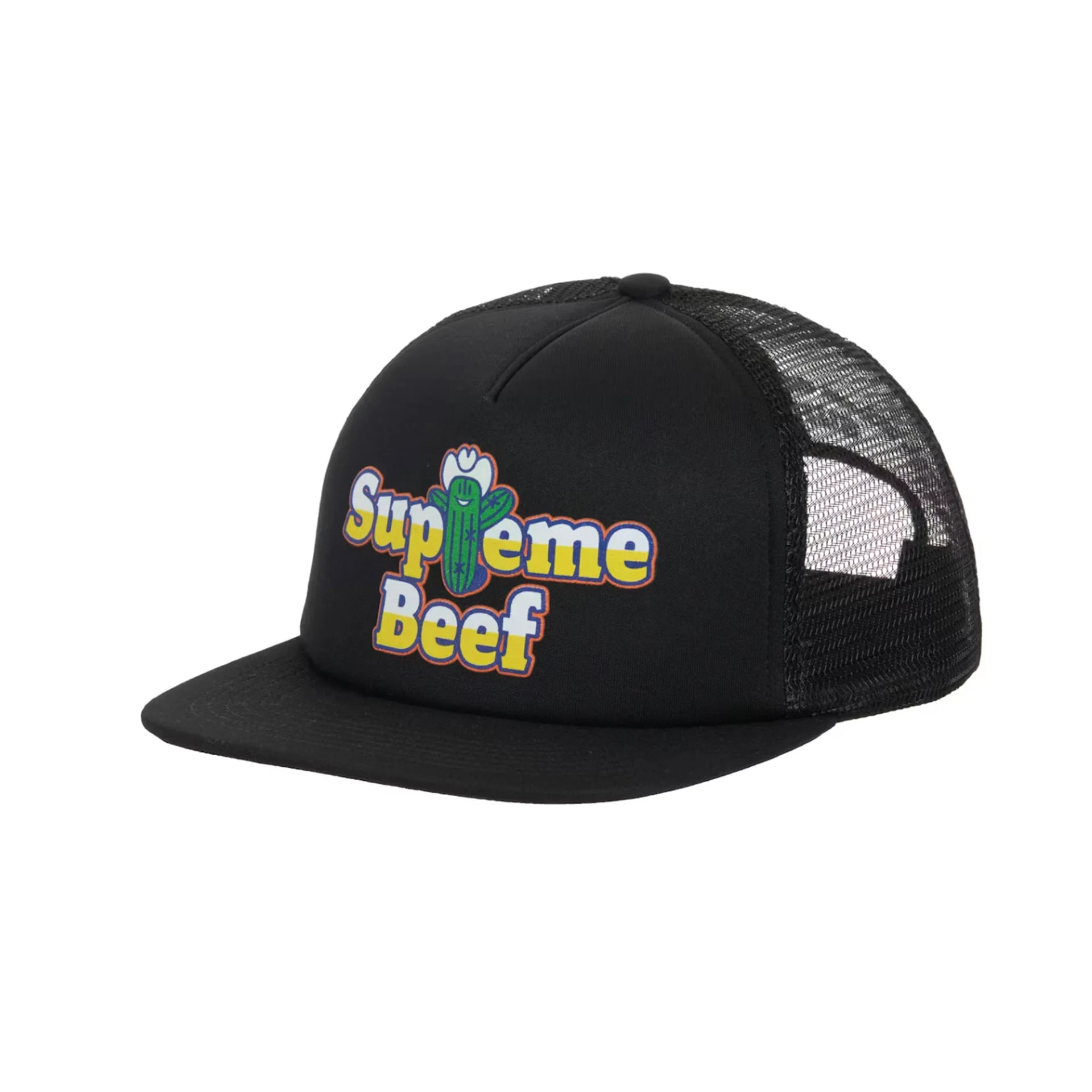 Supreme Beef Mesh Back 5-Panel Black