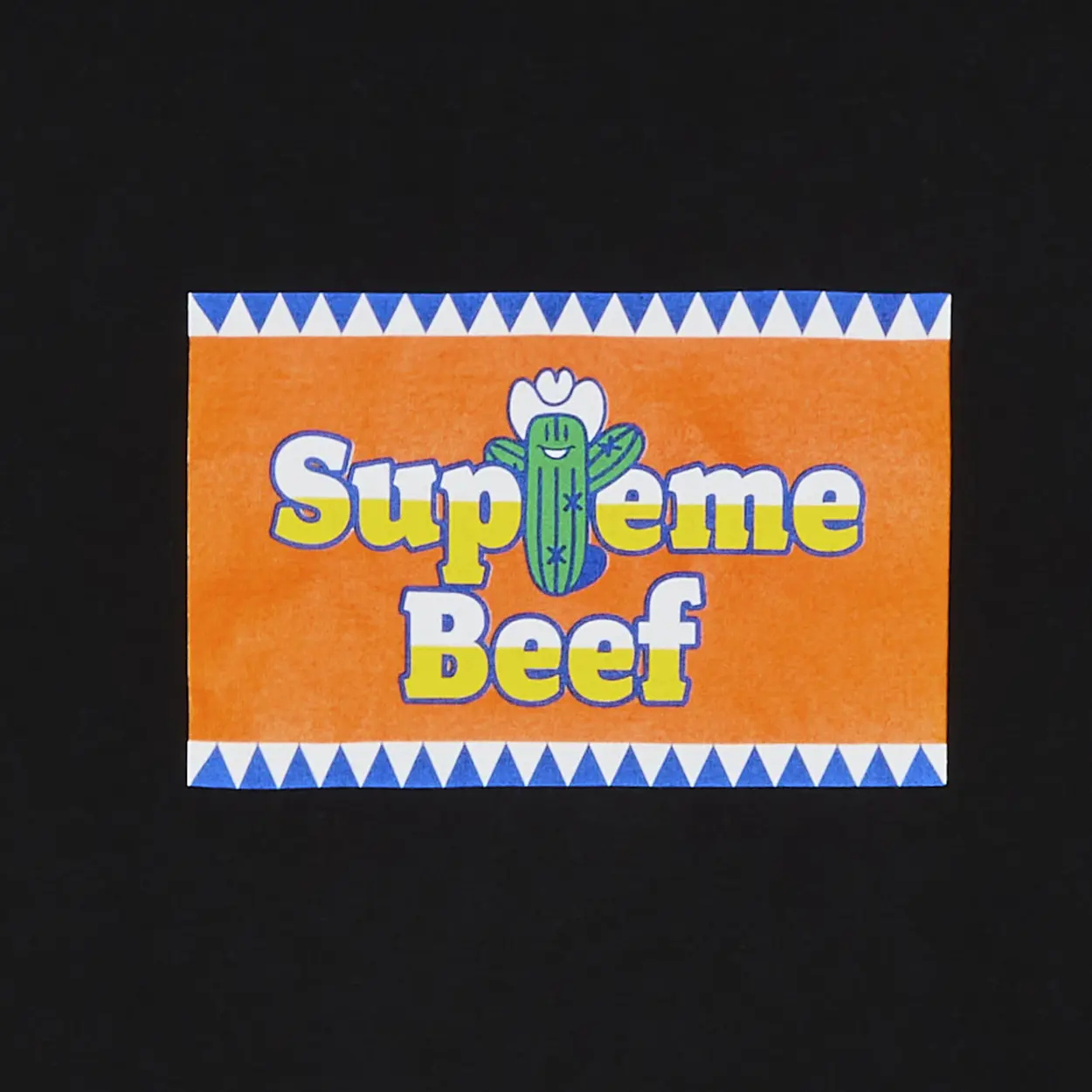 Supreme Beef Tee Black [USED] - M (Used) - Image 2