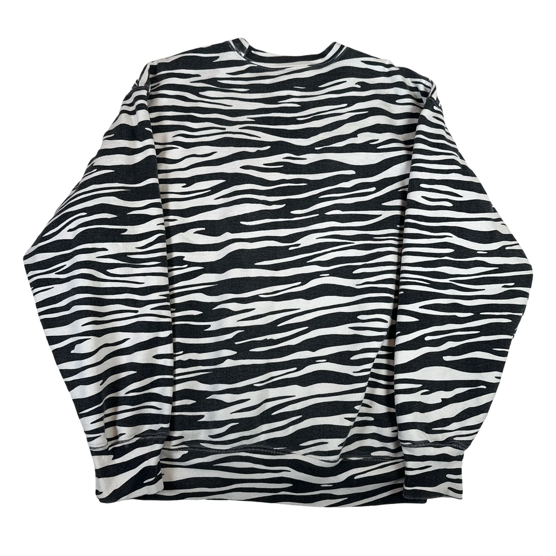 Supreme Box Logo Crewneck (FW22) Zebra [USED] - L (Used) - Image 2