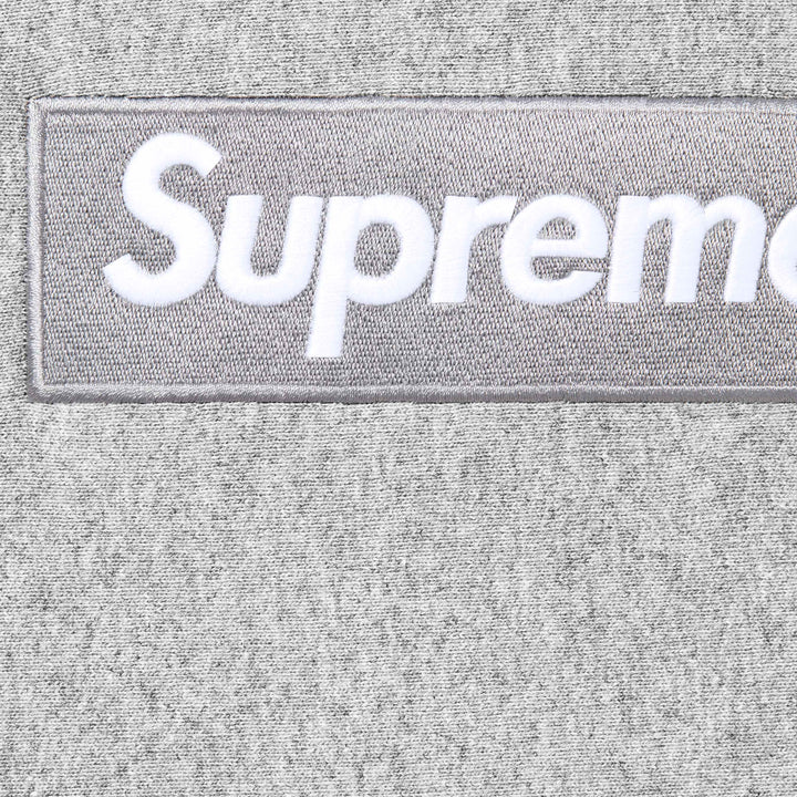 Supreme Box Logo Hooded Sweatshirt FW24 Grey [USED] - S (Used) - Image 2