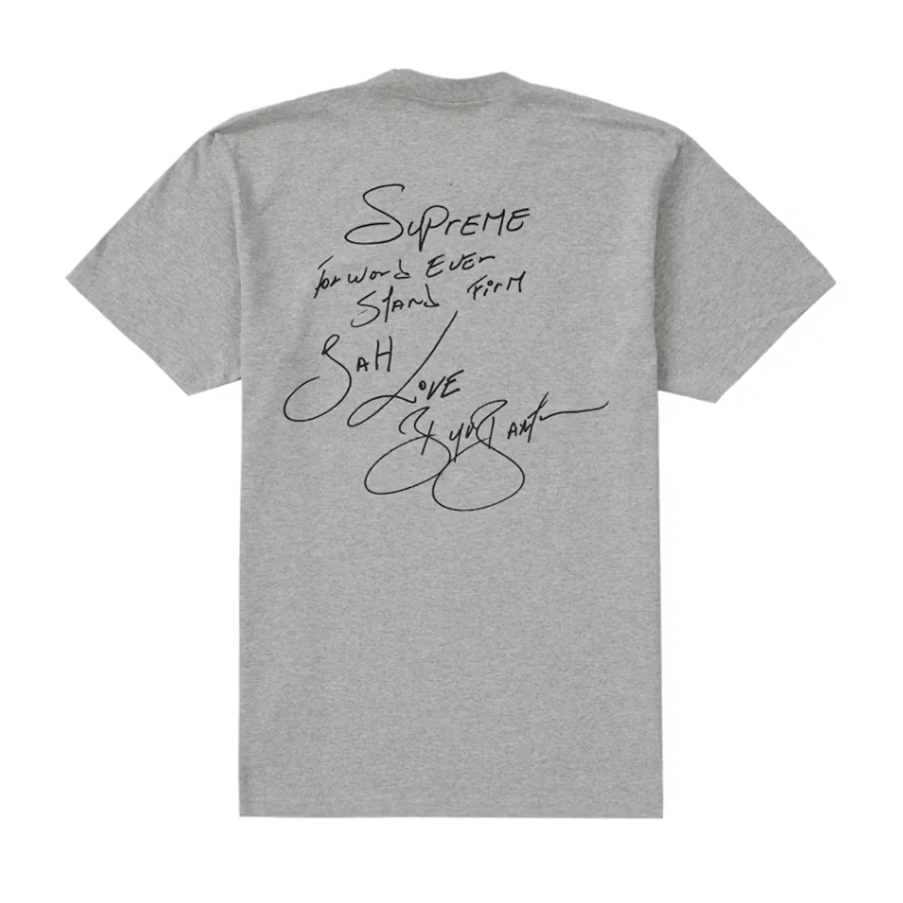 Supreme Buju Banton Tee Grey - Image 2