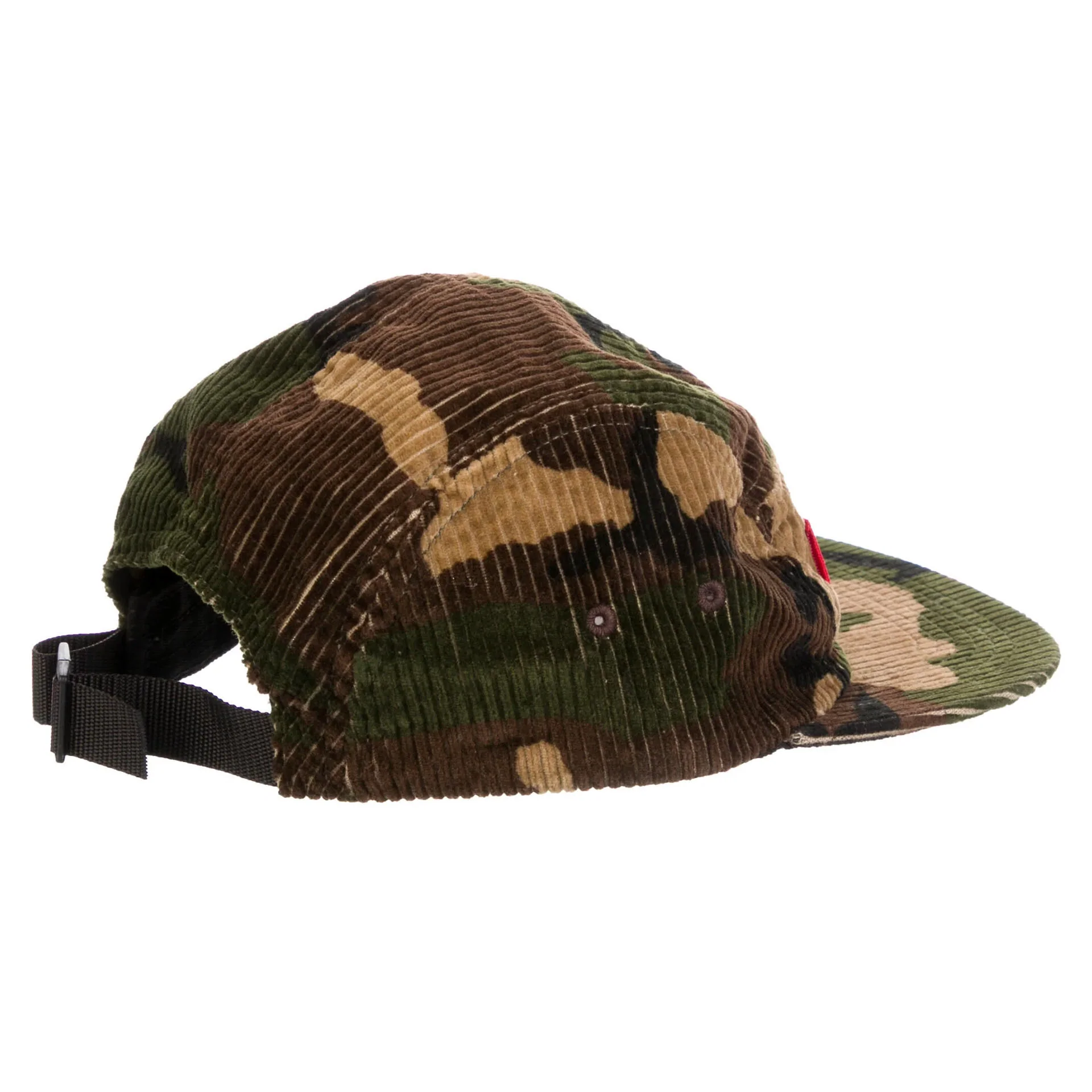 Supreme Camo Corduroy Camp Cap Woodland Camo - Image 3