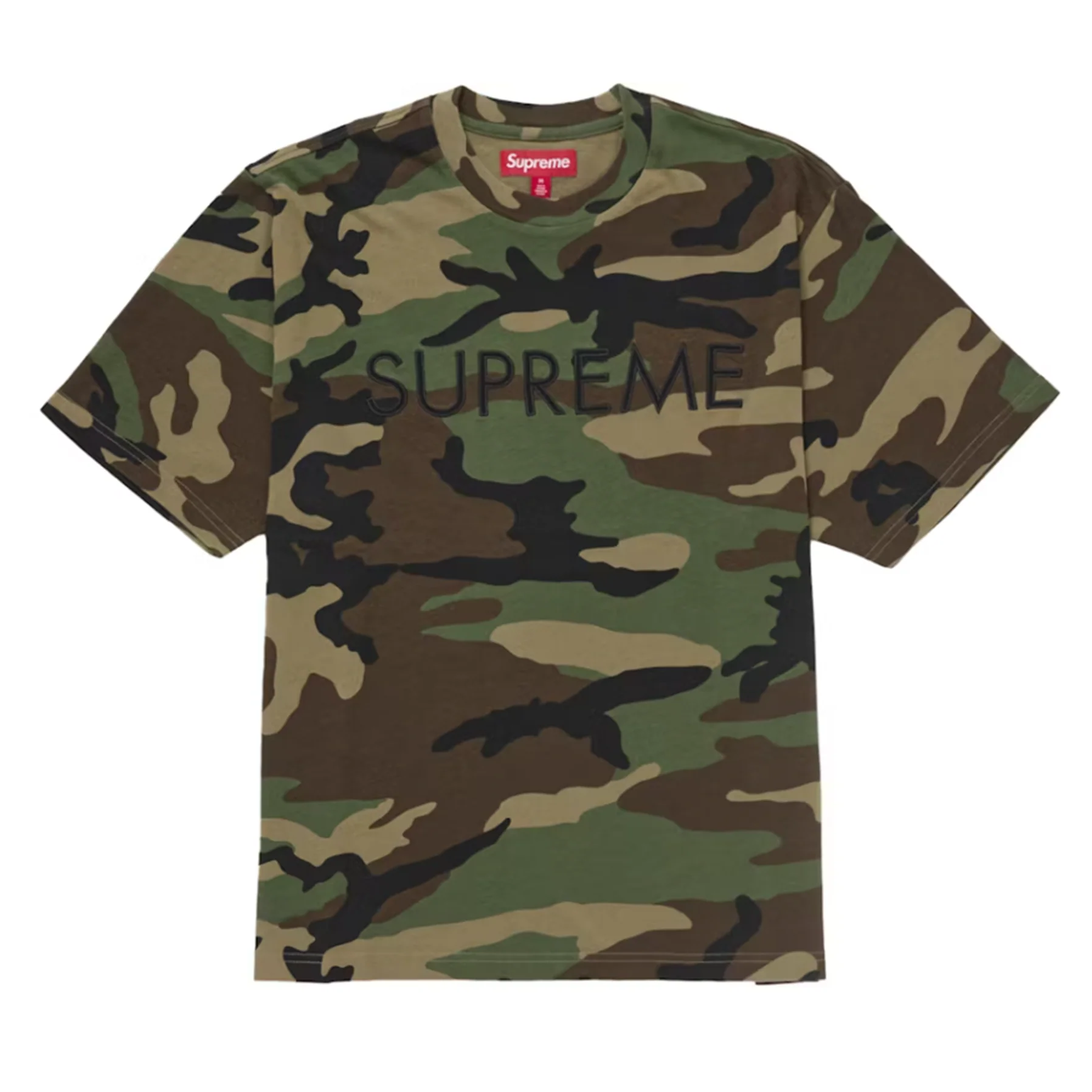 Supreme Capital S/S Top Woodland Camo [USED] - S (Used)