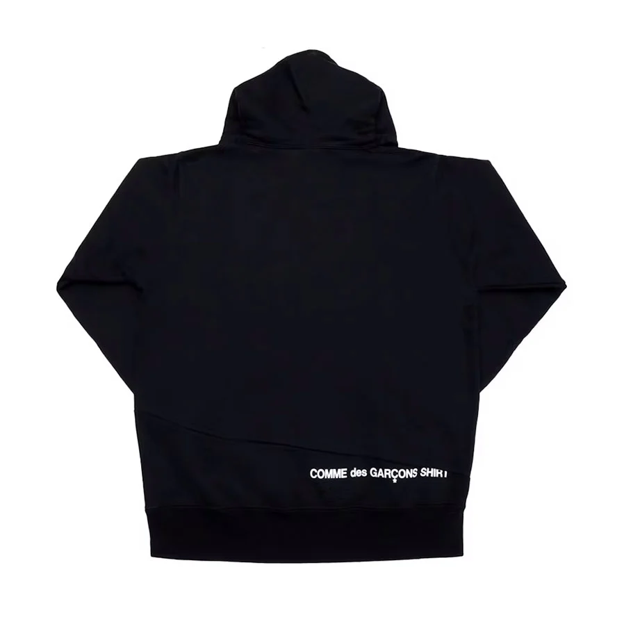 Supreme Comme des Garcons SHIRT Split Box Logo Hooded Sweatshirt Black [USED] - L (Used2) - Image 2