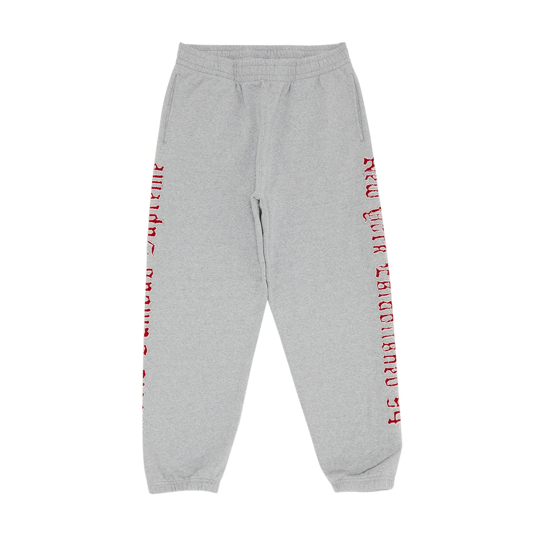 Supreme Contrast Cutout Sweatpant 'Heather Grey' [USED] - M (Used)