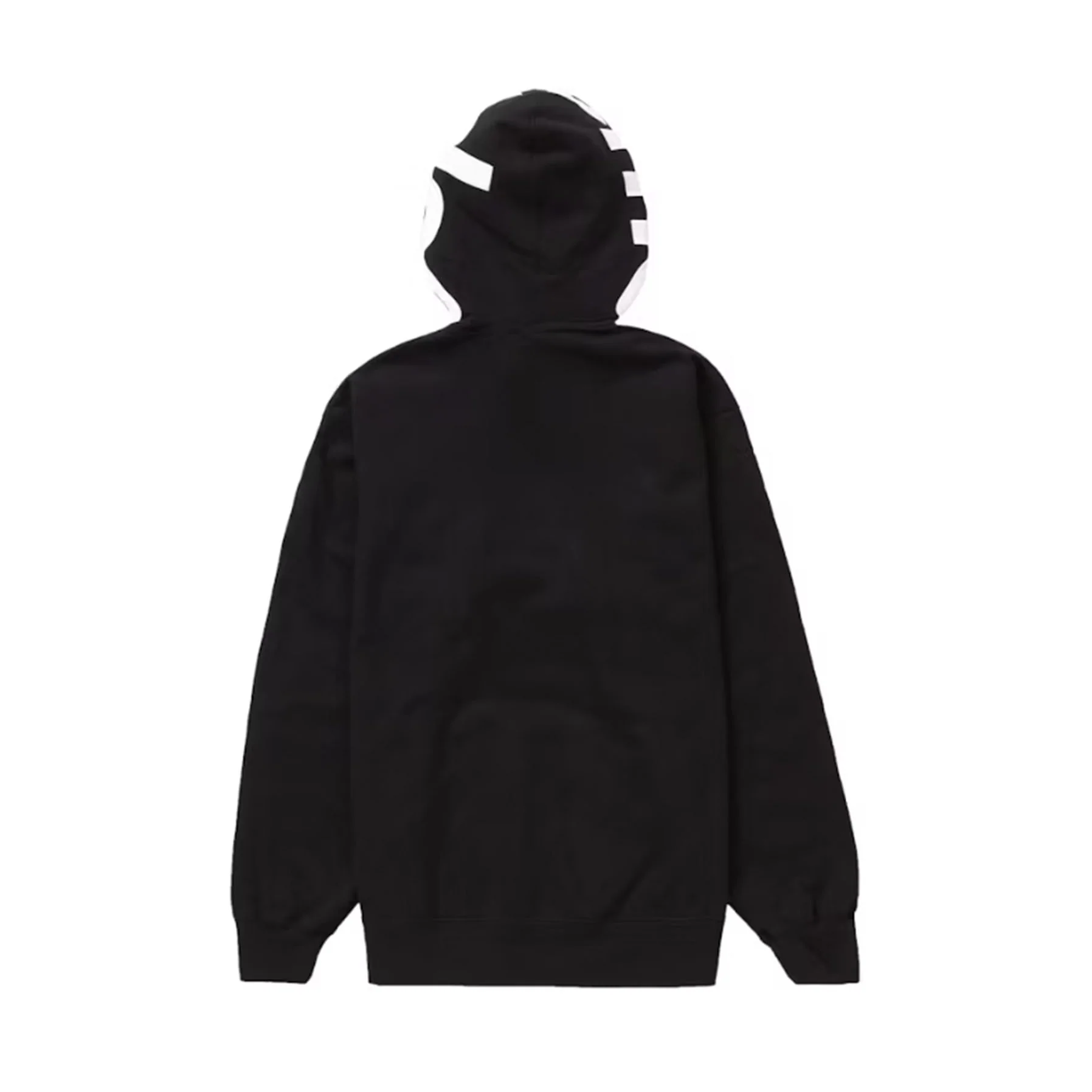 Supreme Contrast Hooded Sweatshirt Black [USED] - S (Used) - Image 2