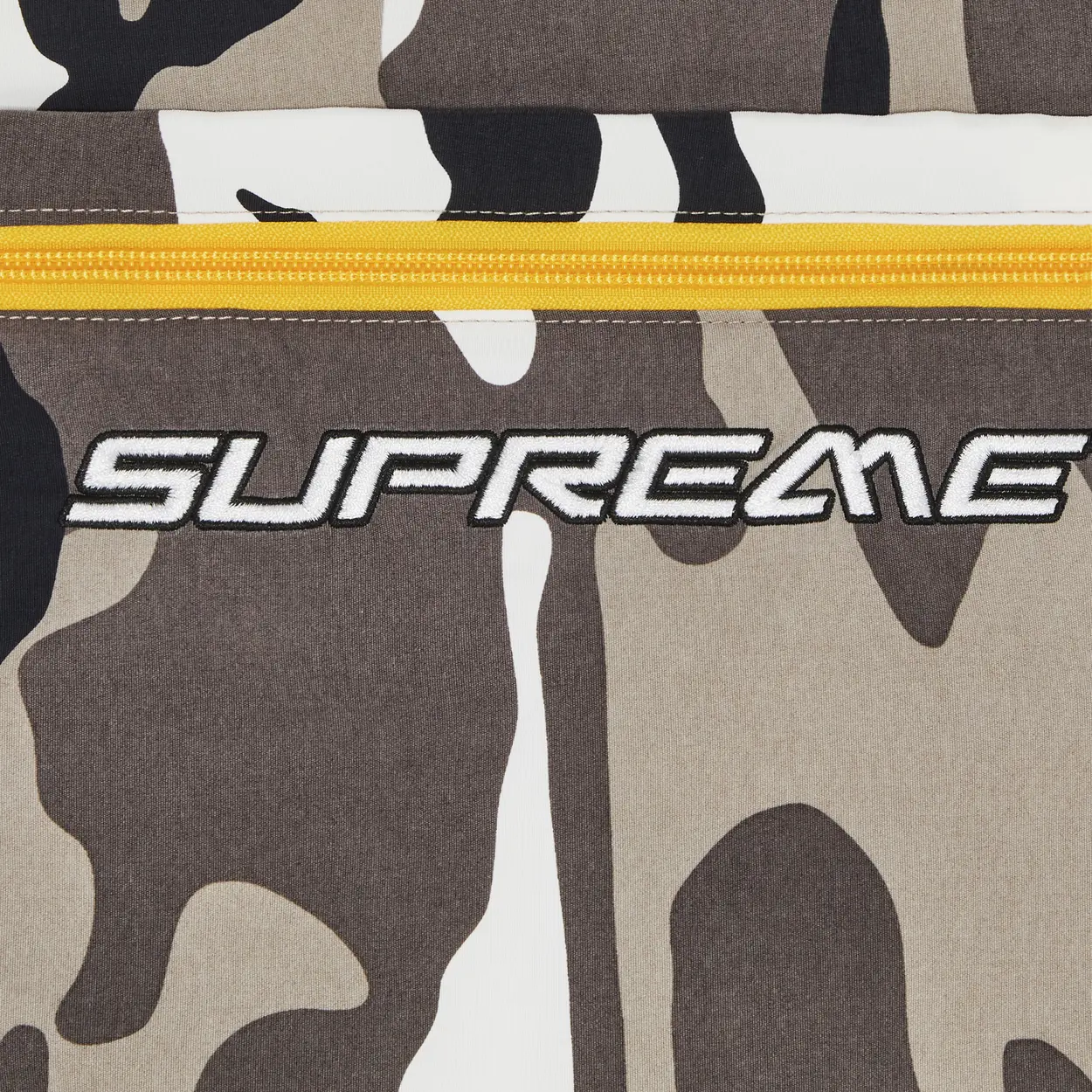 Supreme Contrast Zip Warm Up Pant Snow Camo [USED] - M (Used) - Image 3