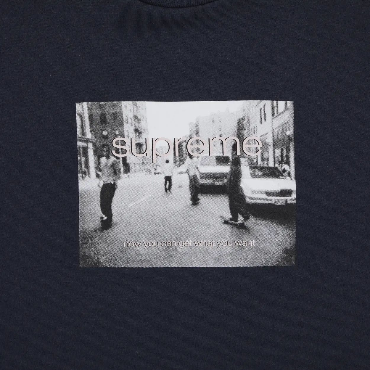 Supreme Crew 96 Tee Navy [USED] - L (Used) - Image 2